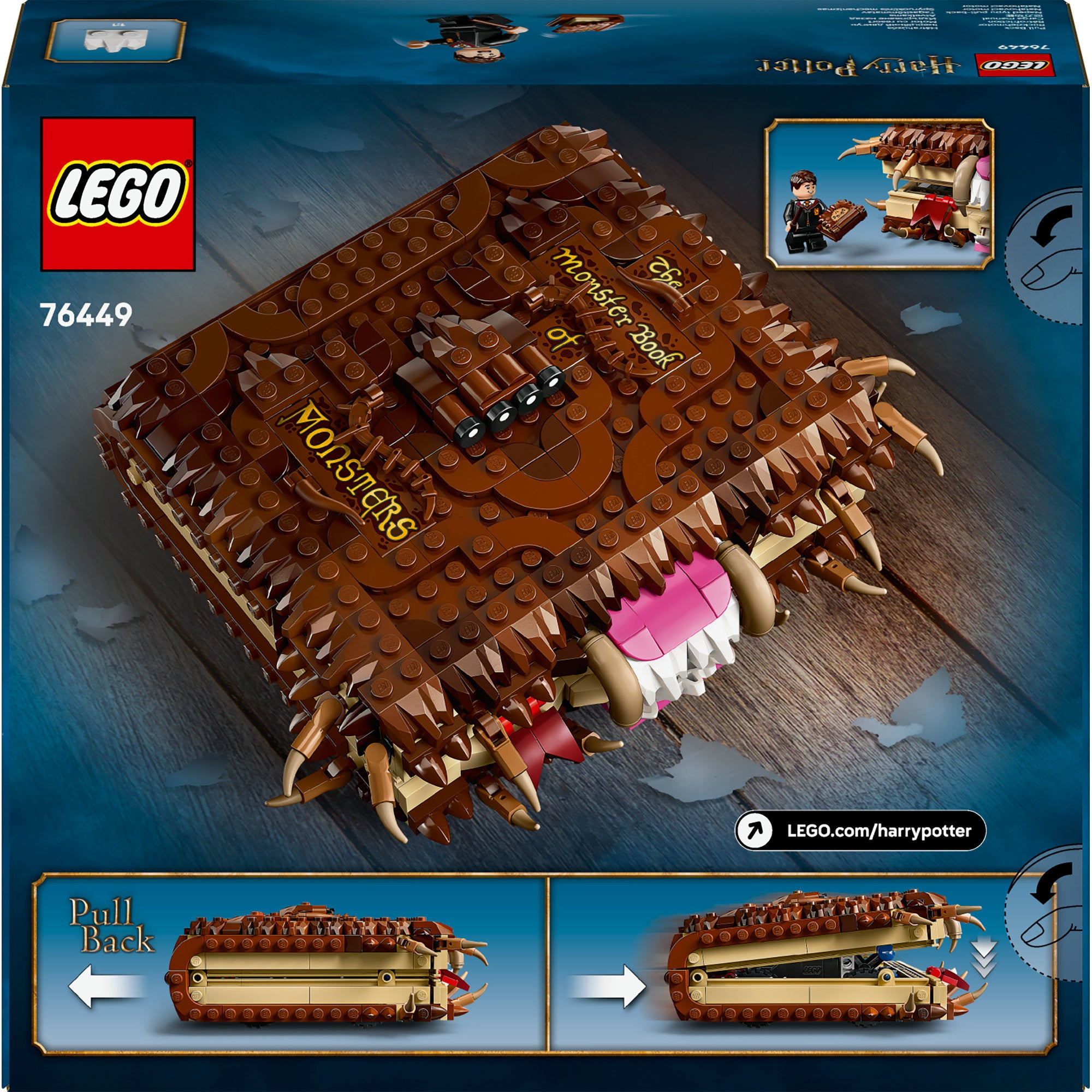Lego harry potter het monsterlijke monsterboek speelgoed - 76449