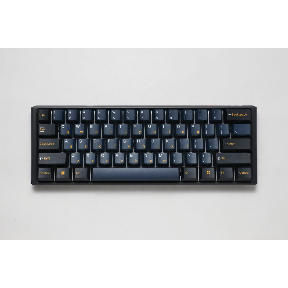 Ducky one 3 pro mini rgb mechanisch gaming toetsenbord (zwart, us lay-out (qwerty), cherry mx2a blue, 60%, rgb led, double-shot pbt, quack mechanics, hot swap)