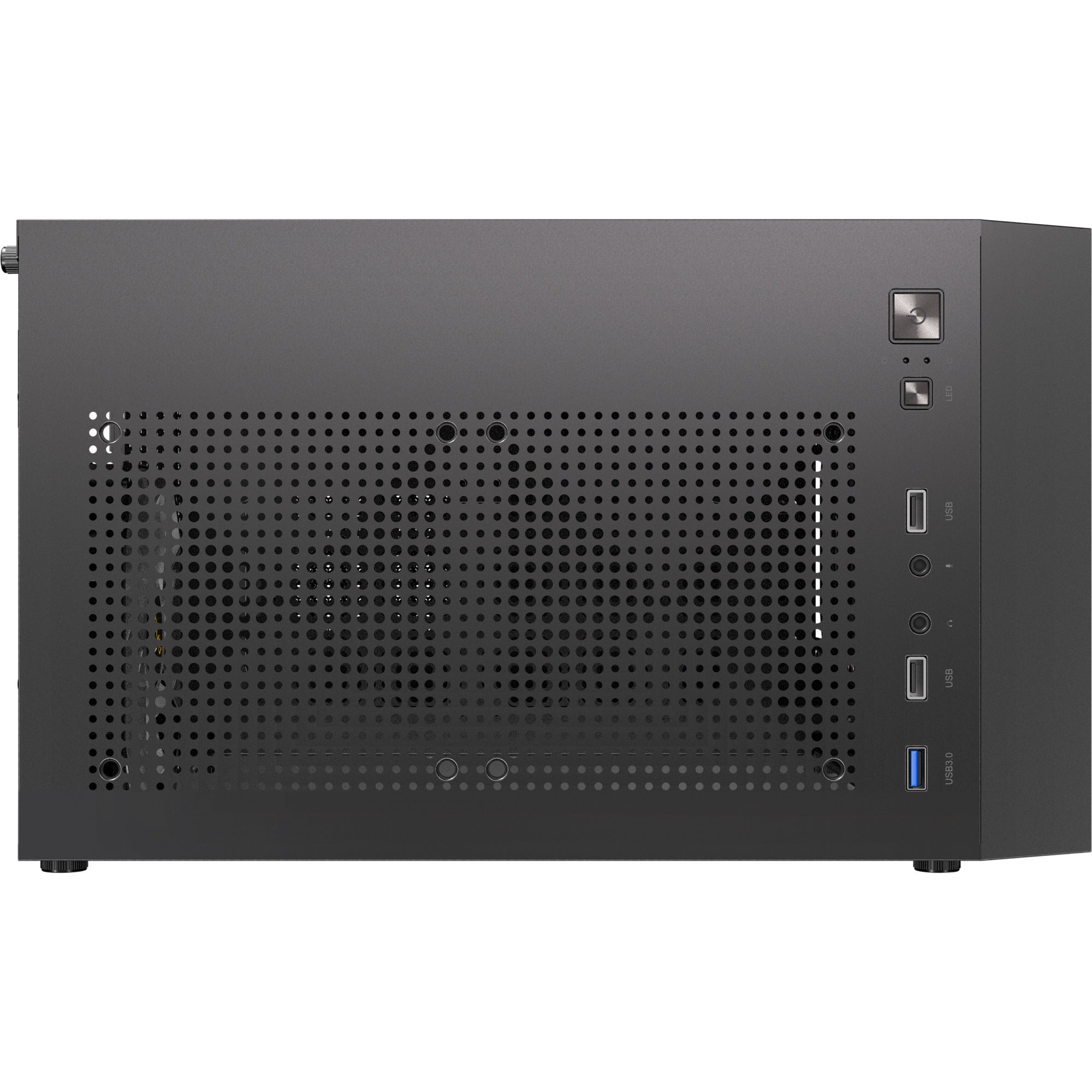Antec ax27 rgb elite midi tower behuizing (zwart | 3x usb-a | tempered glass)