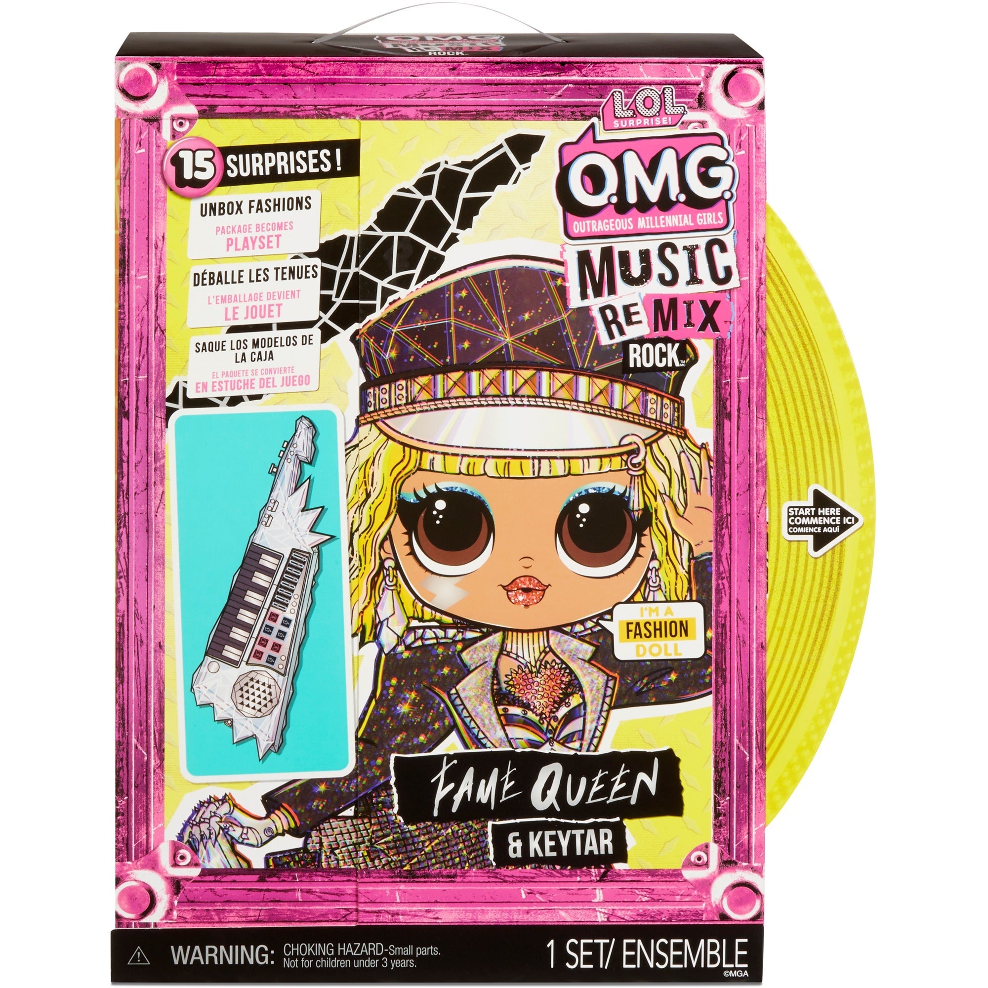LOL Surprise OMG Pop Remix Rock- Fame Queen en Keytar