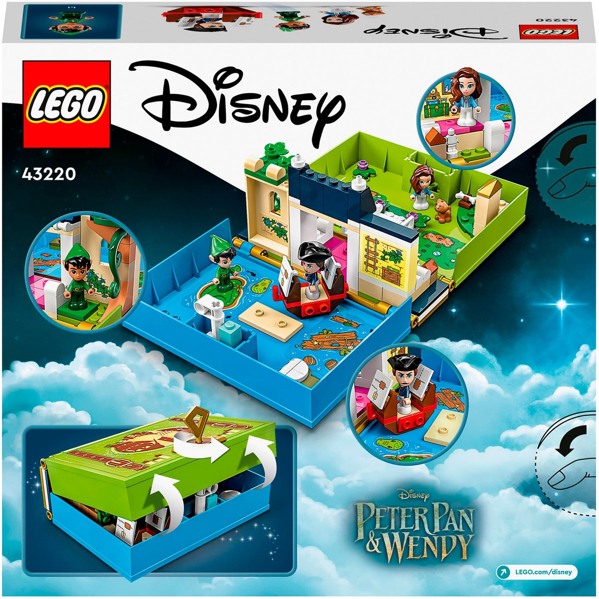 Lego Disney Peter Pan & Wendy's Storybook Adventure Set