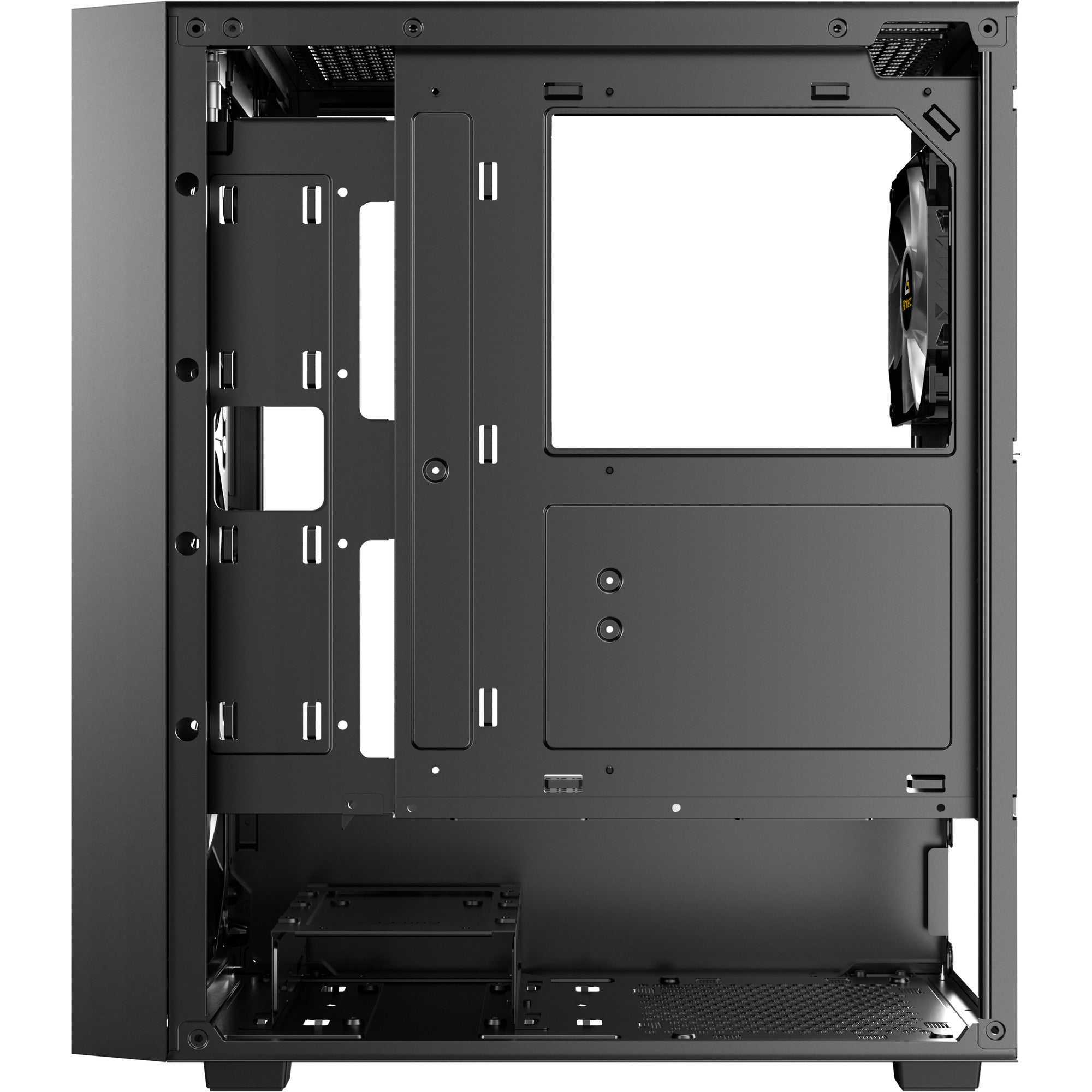 Antec ax65 argb midi tower behuizing (zwart | 3x usb-a | tempered glass)