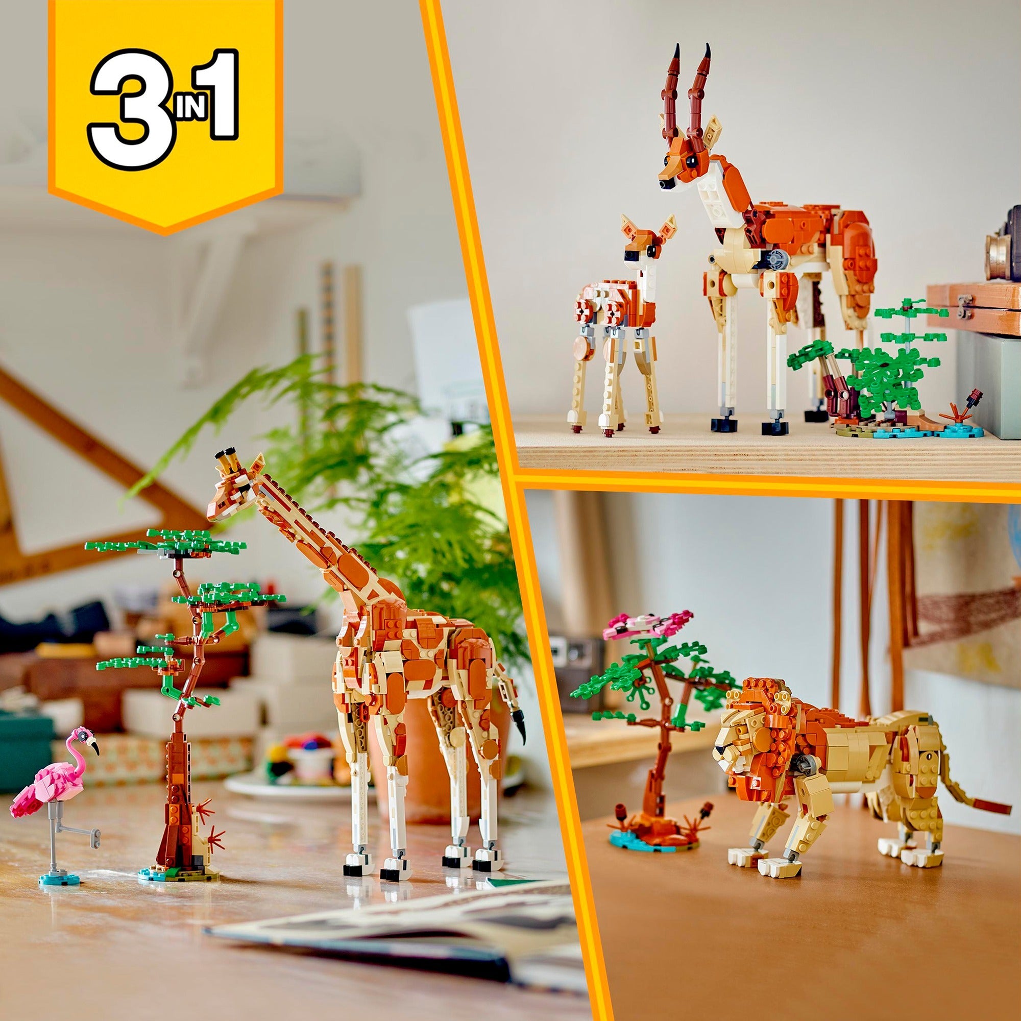 Lego creator 3in1 safaridieren - 31150