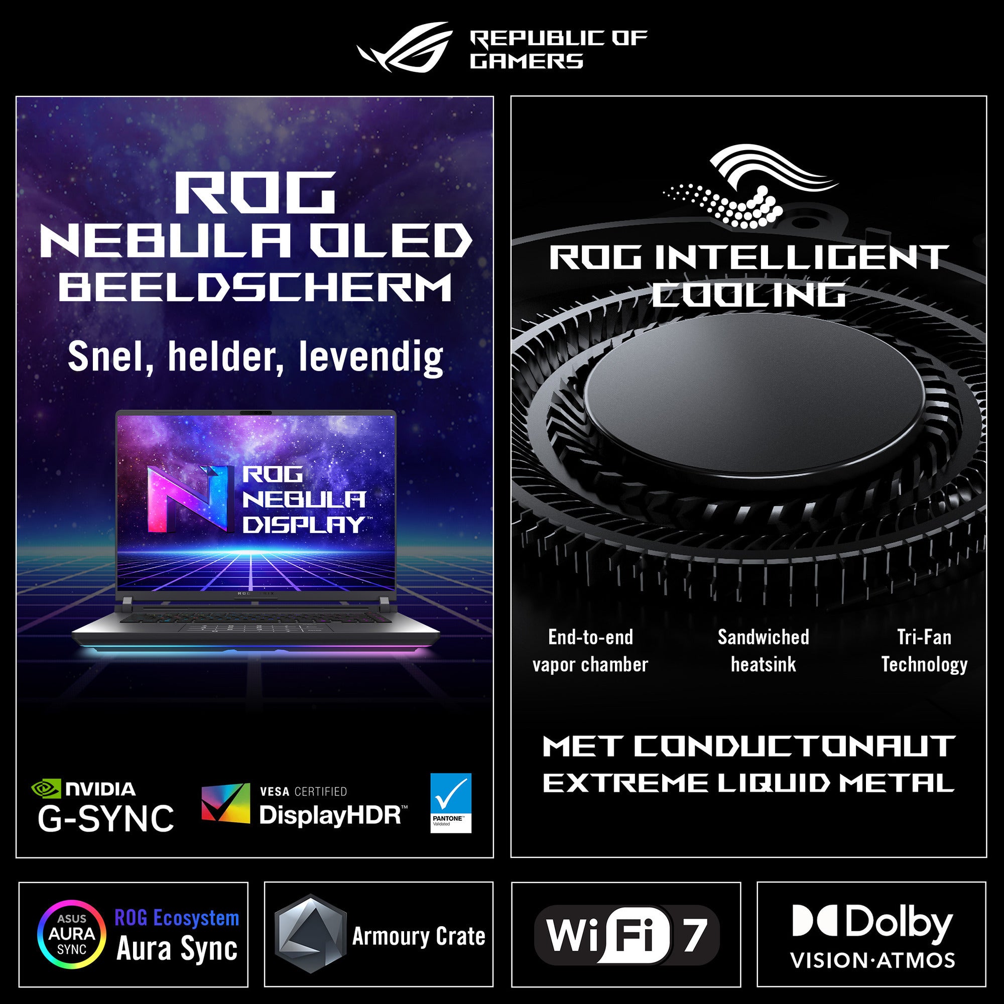 Asus rog zephyrus g14 ga403up-qs005w 14 copilot+ gaming laptop (grijs | ryzen 9 270 | rtx 5070 | 32 gb | 1 tb ssd | oled)
