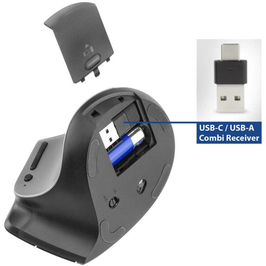 ACT Wireless Mouse AC5155 Bluetooth Black, Silver