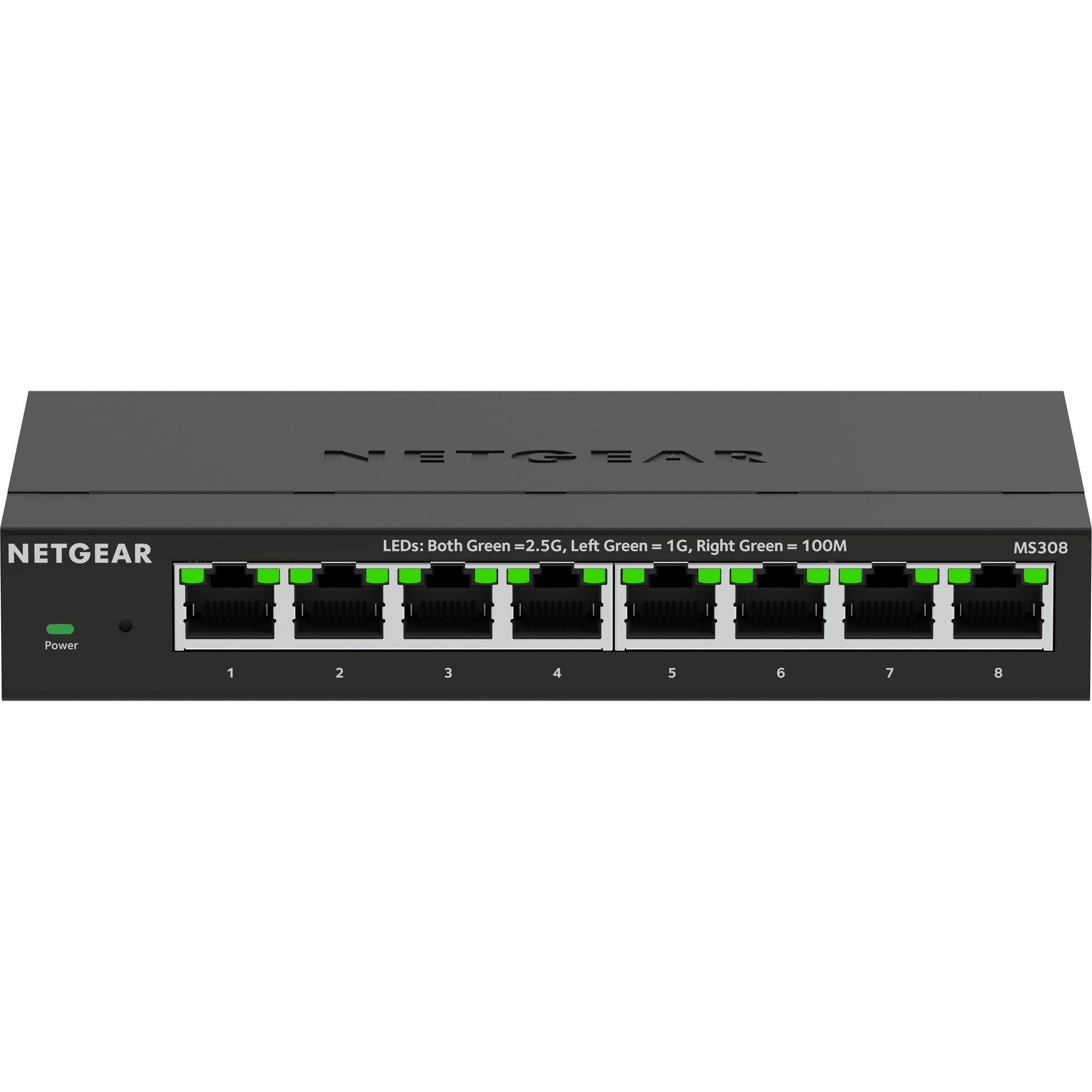 Netgear Netgear 8-poorts 2,5G Multi-Gigabit Ethernet onbeheerde switch