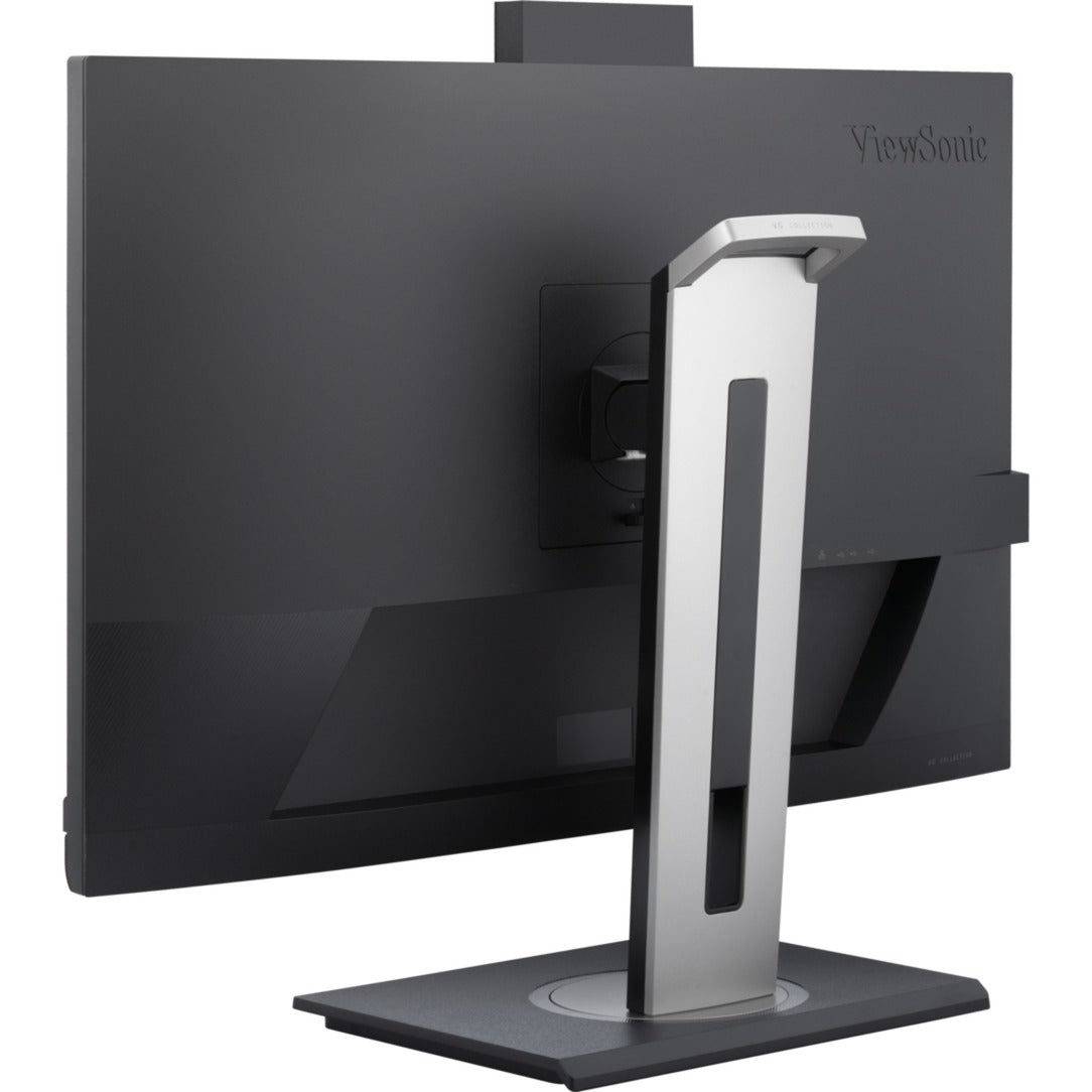 Viewsonic video conferencing docking monitor vg2757v-2k 27 (zwart (mat) grijs, 1x hdmi, 1x displayport, usb-a, usb-c, audio)