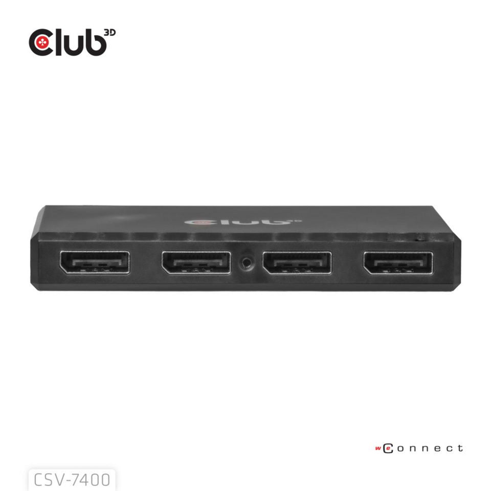Club 3d displayport splitter (zwart)