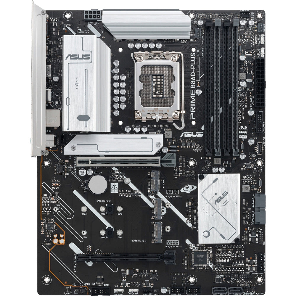 Asus prime b860-plus-csm socket 1851 moederbord (raid, 2.5 gb-lan, sound, atx)