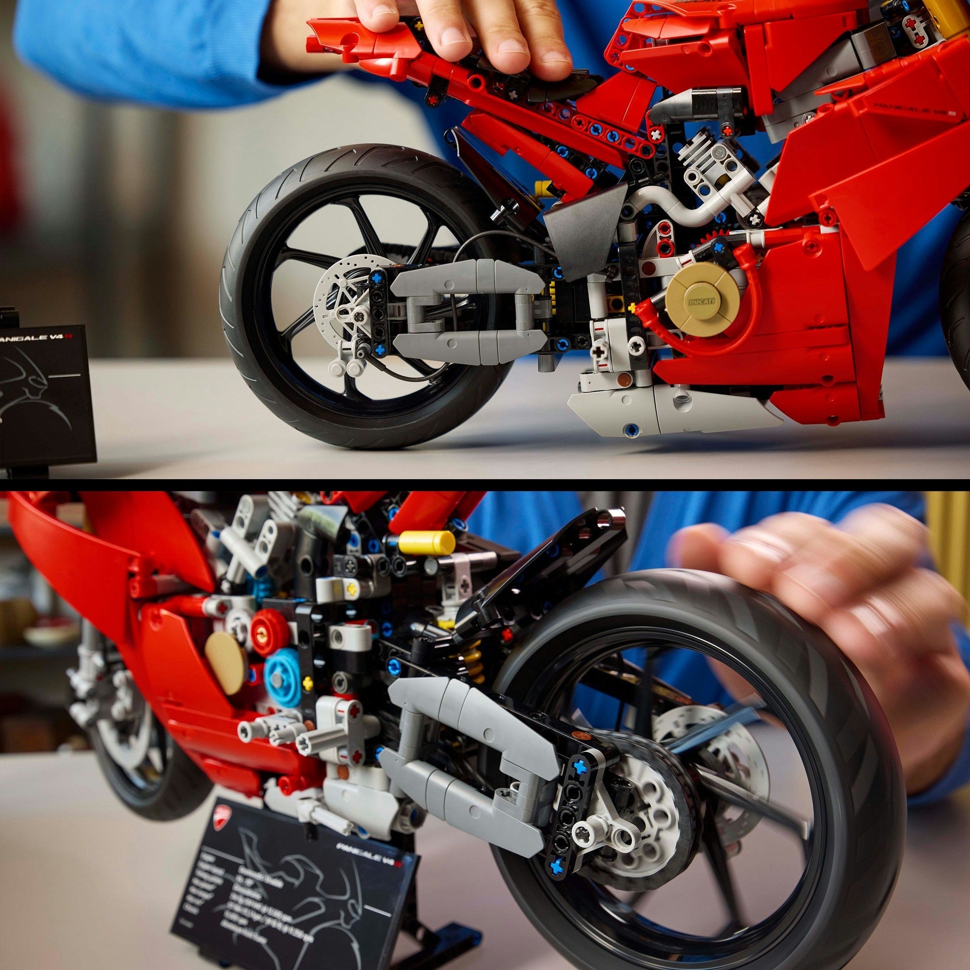 Lego technic 42202 ducati panigale v4 motor