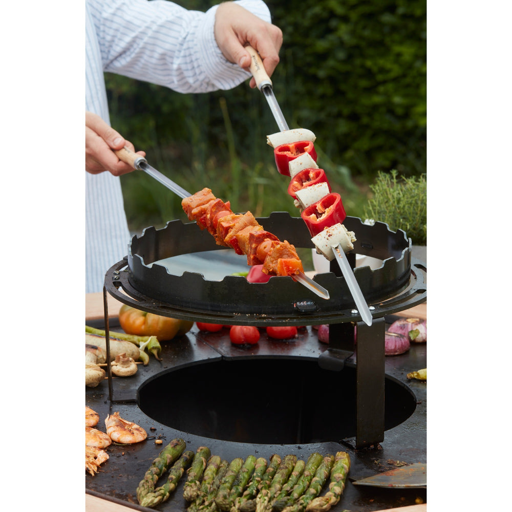 Barbecook set van 3 xl skewers spies (65cm, fsc 100%)
