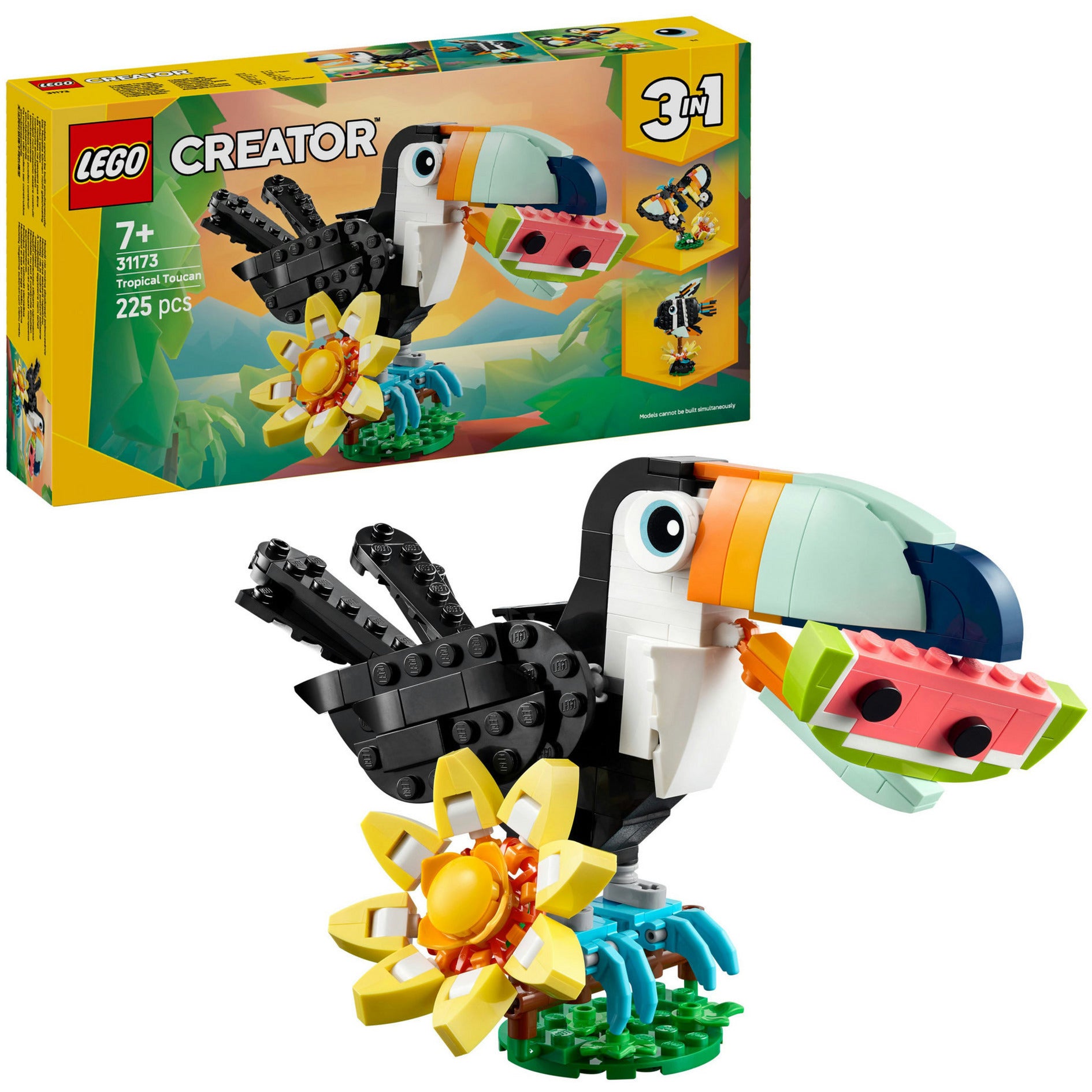Lego creator 31173 wilde dieren: tropische toekan