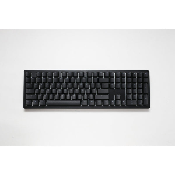 Ducky zero 6108 classic black rgb mechanisch gaming toetsenbord (zwart, us lay-out (qwerty), cherry mx2a brown, 100%, rgb leds, double-shot pbt, hot swap, 2.4ghz | bluetooth | usb-c)