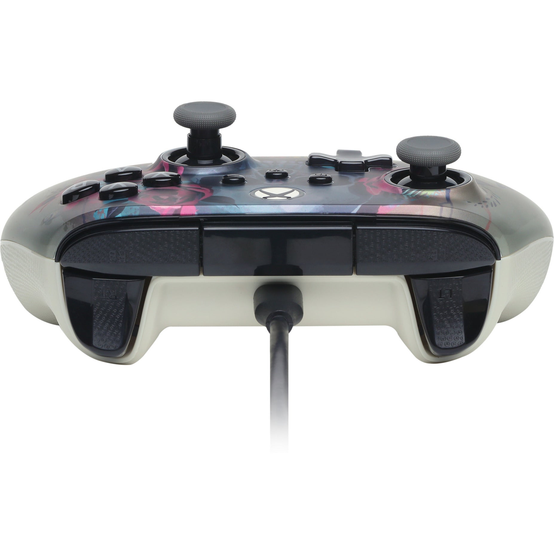 Powera advantage plus bedrade controller voor xbox series x|s - bloom gloom (zilver, xbox series x|s, xbox one, pc)