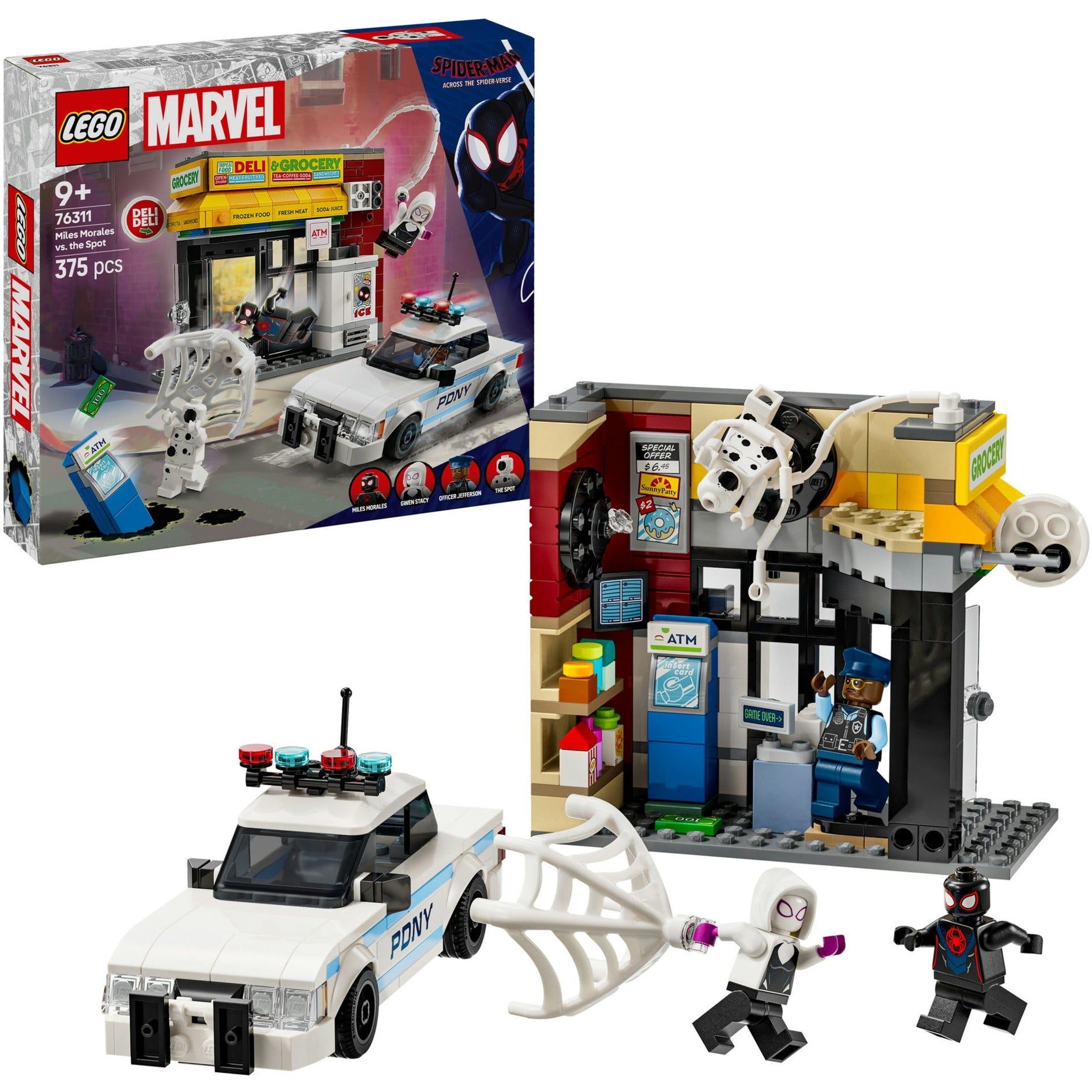 Lego superhelden 76311 spider-vers: mijlen moreel vs. de spot