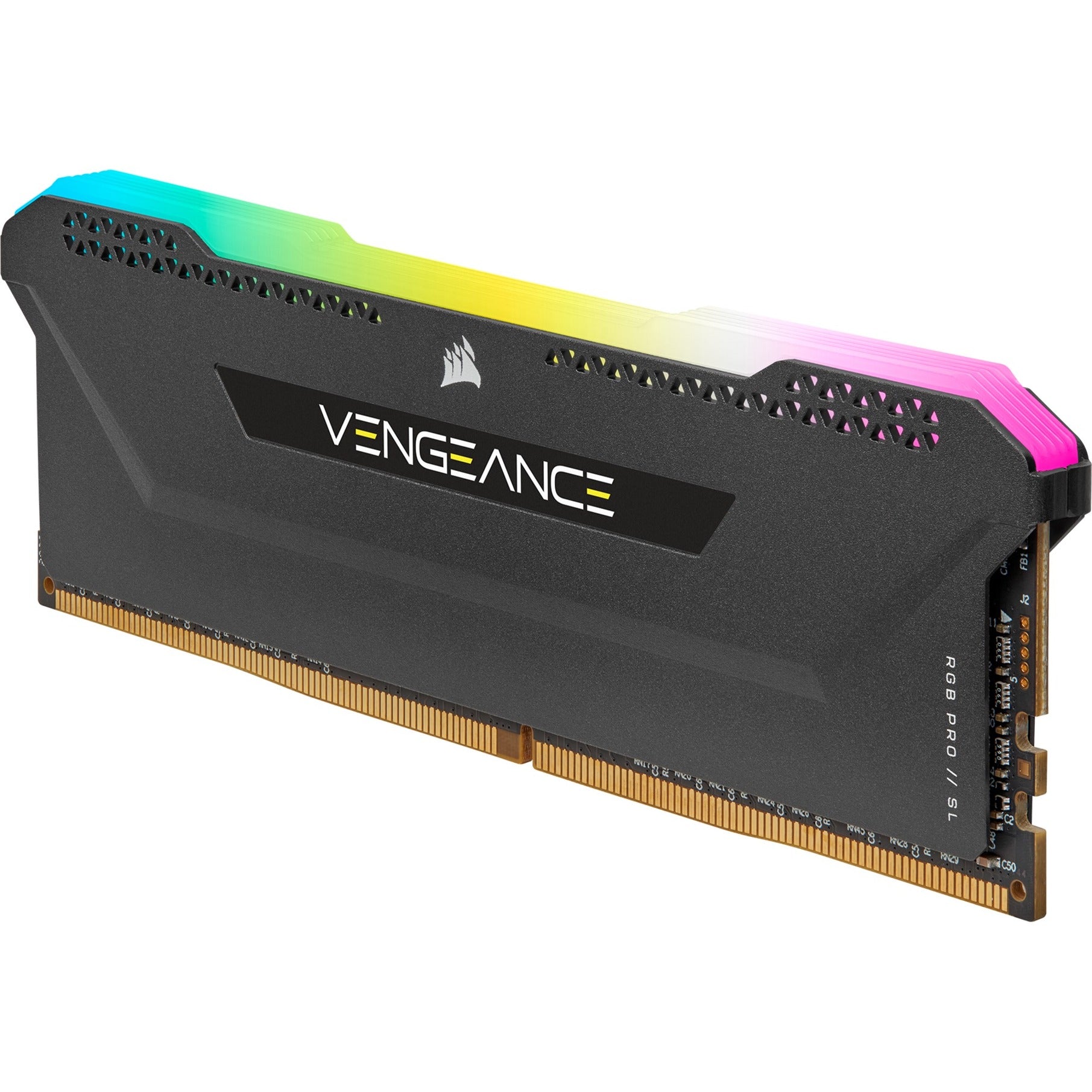 Corsair 32 gb ddr4-3200 (2x 16 gb) kit werkgeheugen (zwart, cmh32gx4m2z3200c16, vengeance rgb pro sl, xmp 2.0, amd ryzen optimized)