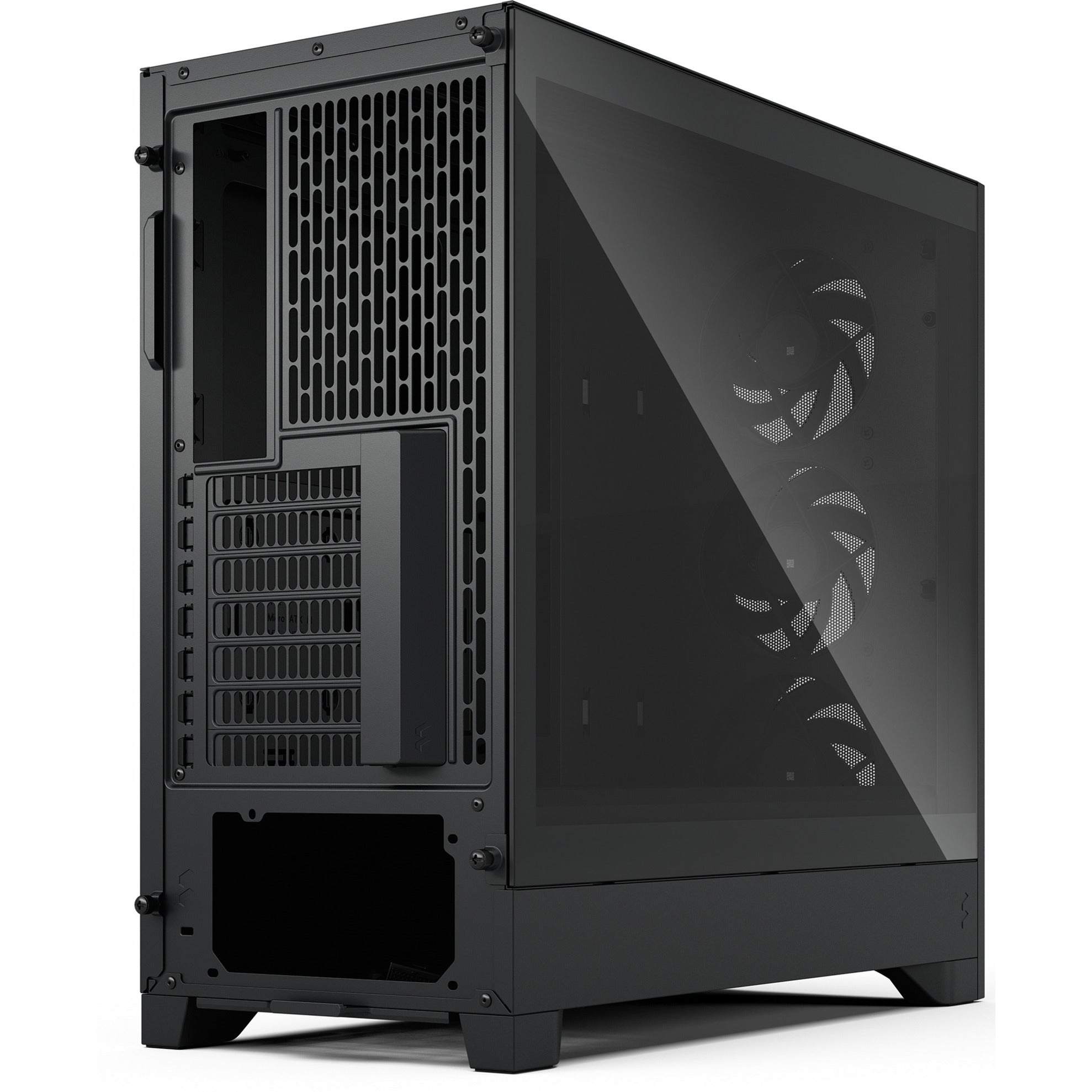 Fractal design pop 2 air midi tower behuizing (zwart | 1x usb-a | 1x usb-c | tempered glass)