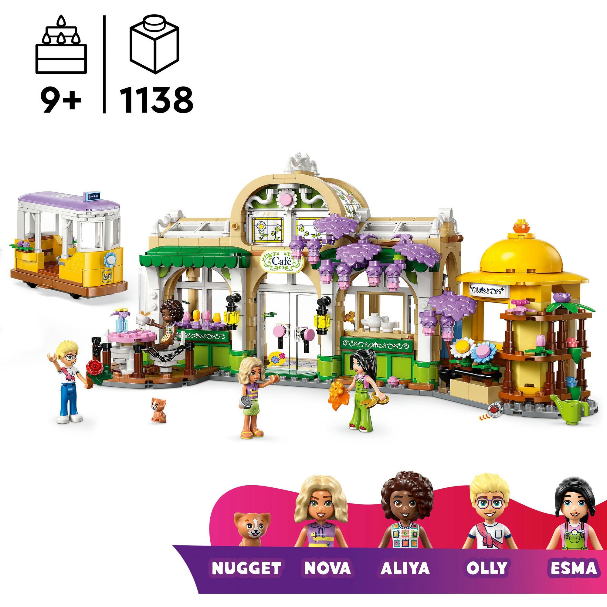 Lego 42671 Friends plantencafé en bloemenwinkel