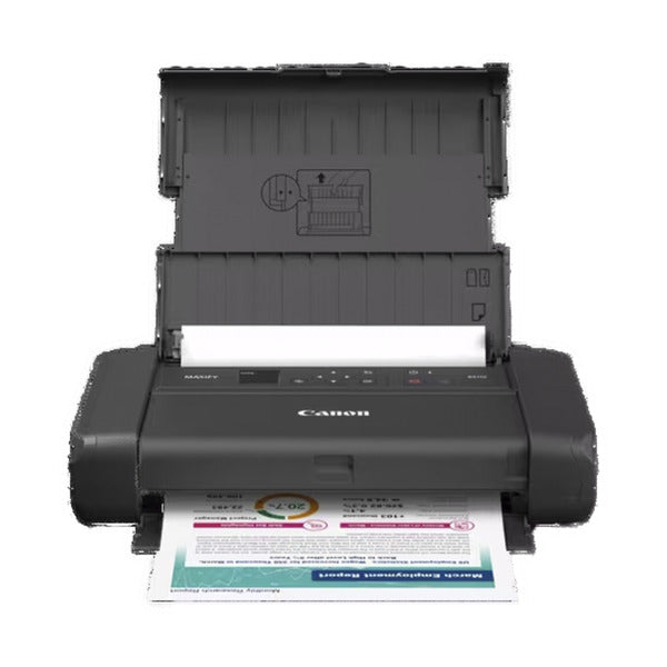 Canon maxify bx110 inkjetprinter (zwart, usb-c, wlan, accu inbegrepen)