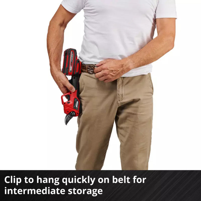Einhell professionele accusnoeischaar gp-ls 18 28 li bl-solo takkenschaar (rood zwart, accu en oplader niet inbegrepen, power x-change)