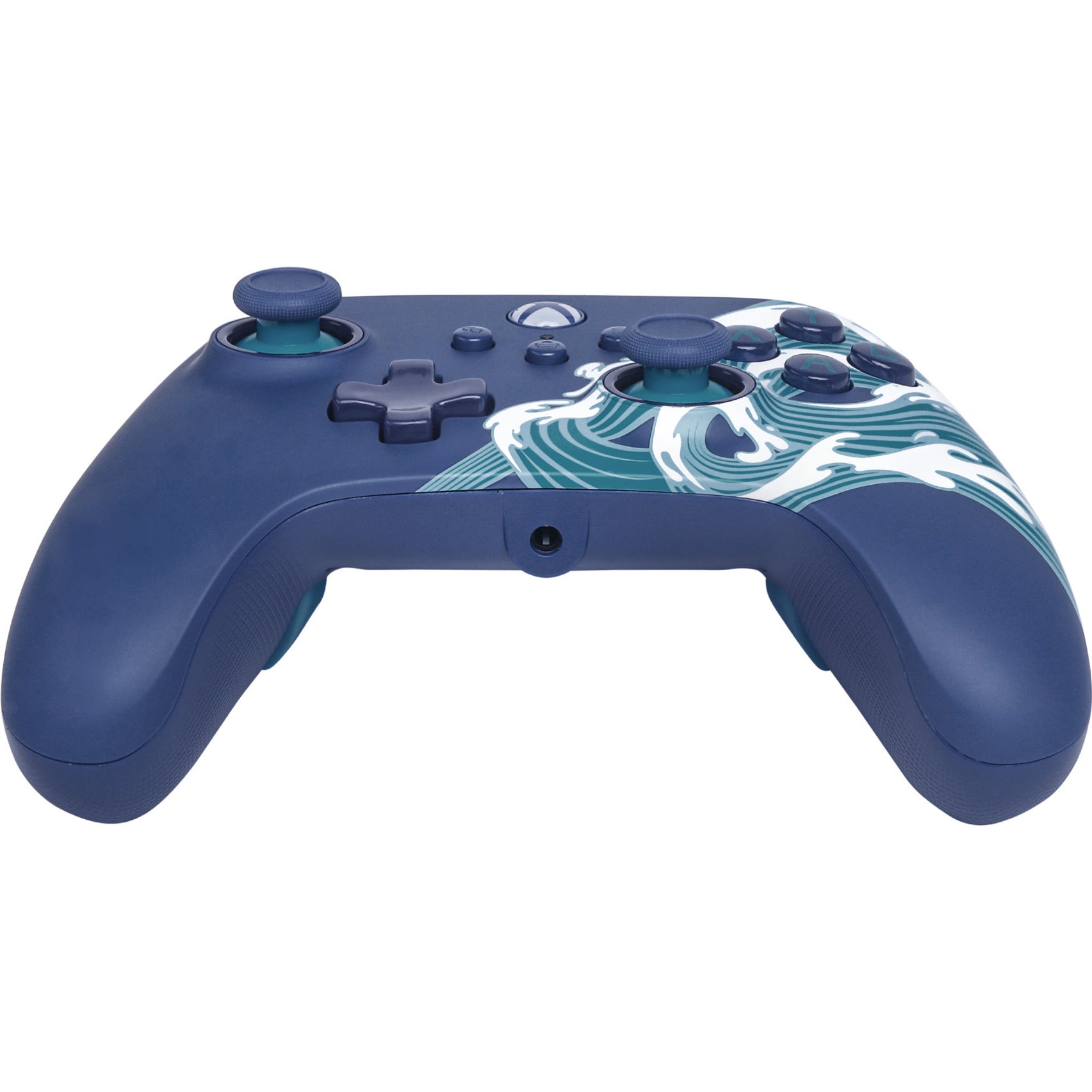 Powera advantage controller met kabel voor de xbox series x|s - watergolf (azuurblauw, xbox series x|s, xbox one, pc)