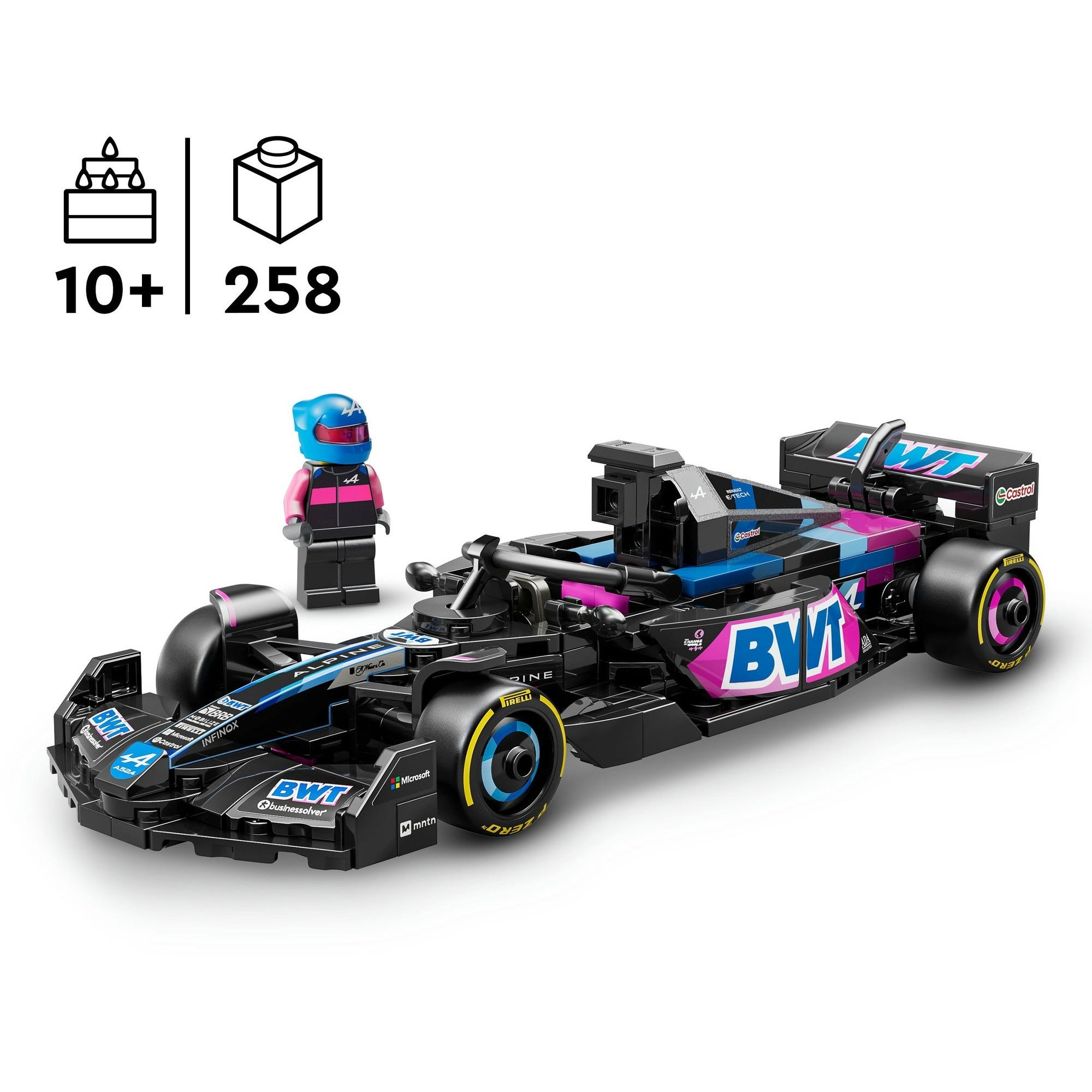 Lego speedkampioenen 77248 bwt alpine f1 team a524 racewagen