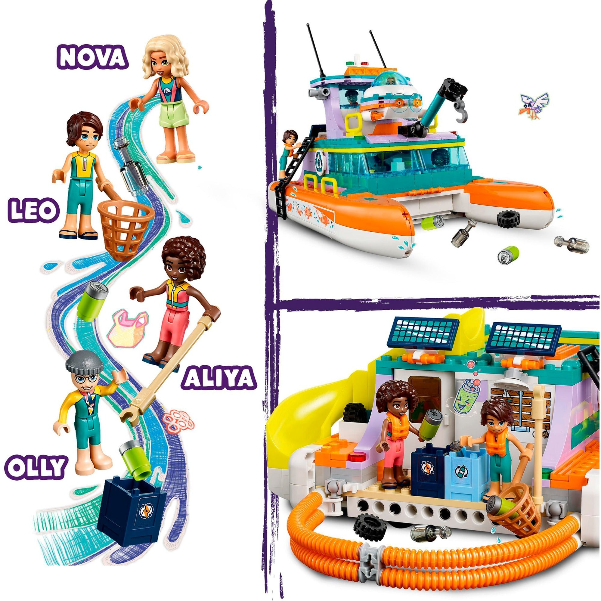 Lego friends 41734 reddingsboot op zee