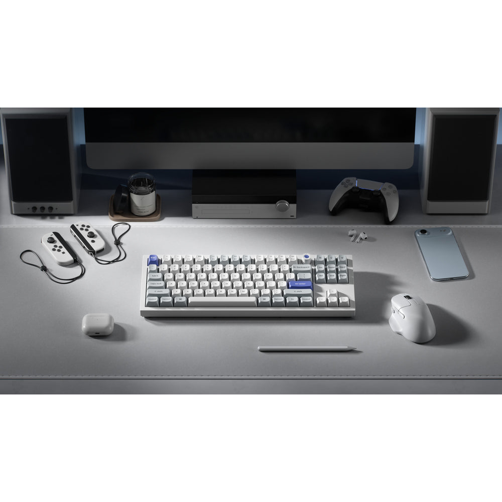 Keychron q3 he 8k magnetic switch keyboard (wit, us lay-out (qwerty), ultra-fast lime, 80% (tkl), rgb, hot swap, 8k)