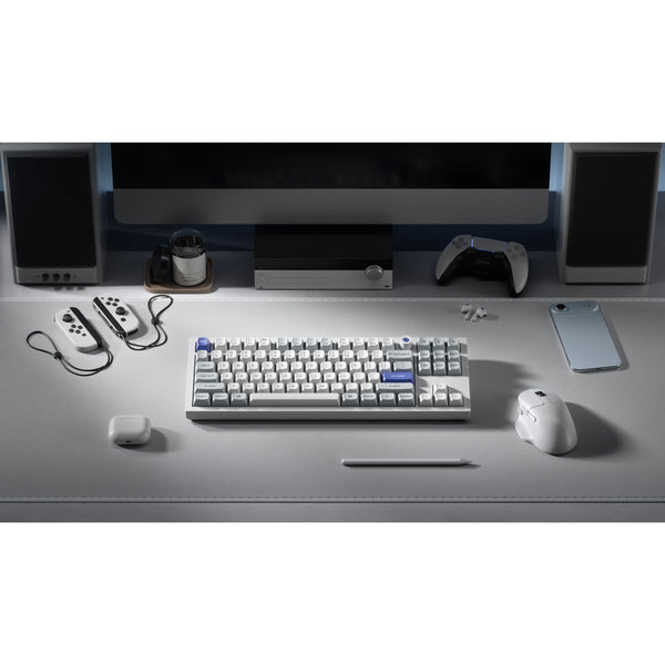 Keychron q3 he 8k magnetic switch keyboard (wit, us lay-out (qwerty), ultra-fast lime, 80% (tkl), rgb, hot swap, 8k)