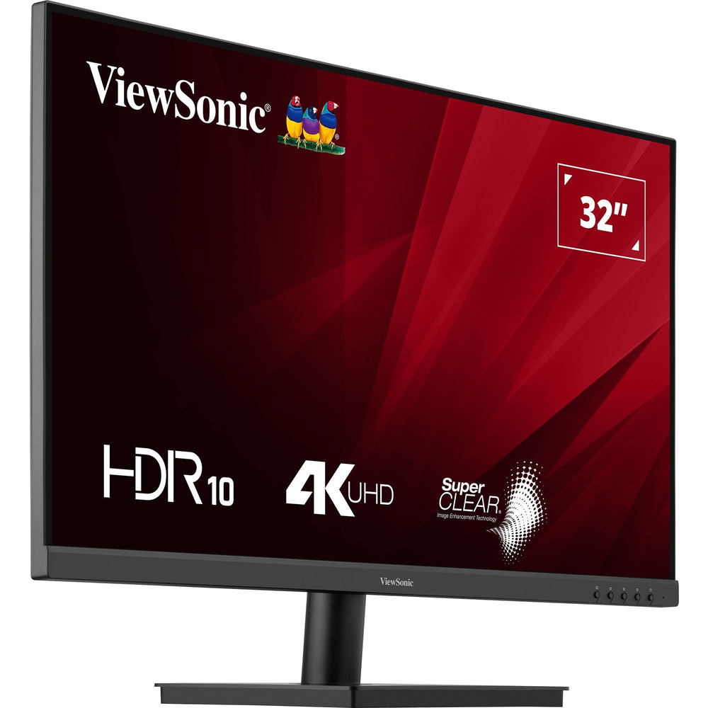 Viewsonic va3208-4k-hd 31.5 monitor (zwart (mat), 2x hdmi, 1x displayport)