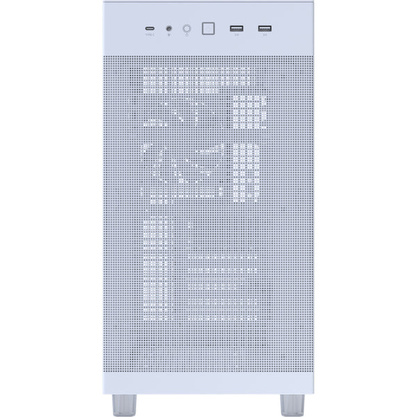 Asus prime ap303 - mesh panel midi tower behuizing (wit | 2x usb-a | 1x usb-c)