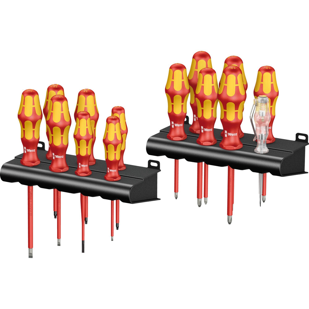 Wera Kraftform Big Pack 100 VDE Screwdriver (Red Yellow, 14-piece)
