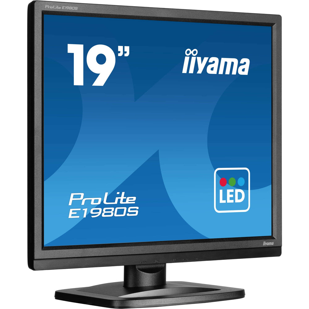 Iiyama prolite e1980s-b1 19 monitor (zwart, hdmi, displayport)