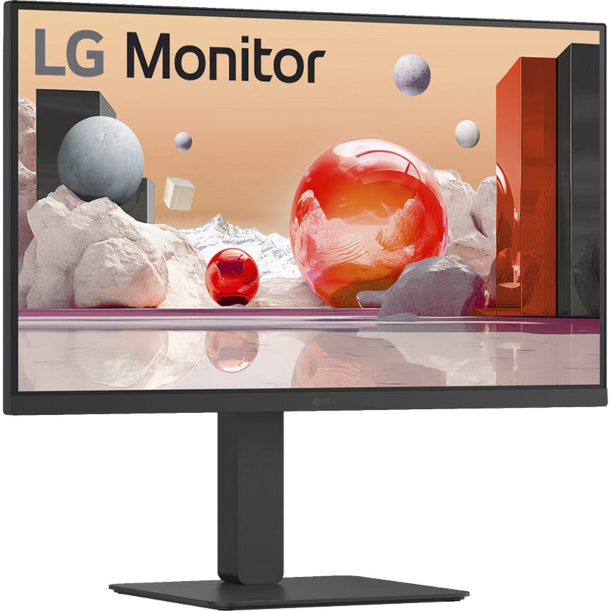 Lg 27ba750 27 monitor (zwart, hdmi, displayport, audio, lan, usb-c)