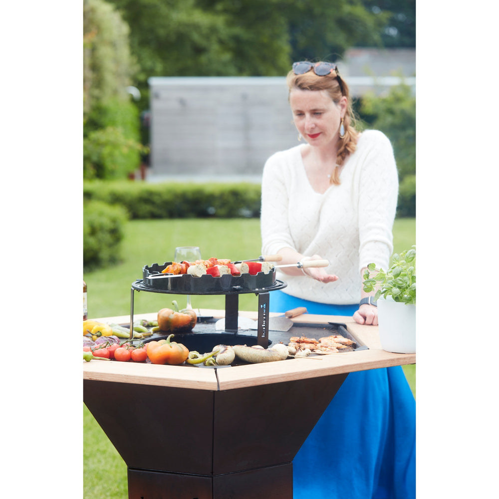 Barbecook bijzettafels voor nestor (houtkleur, fsc)