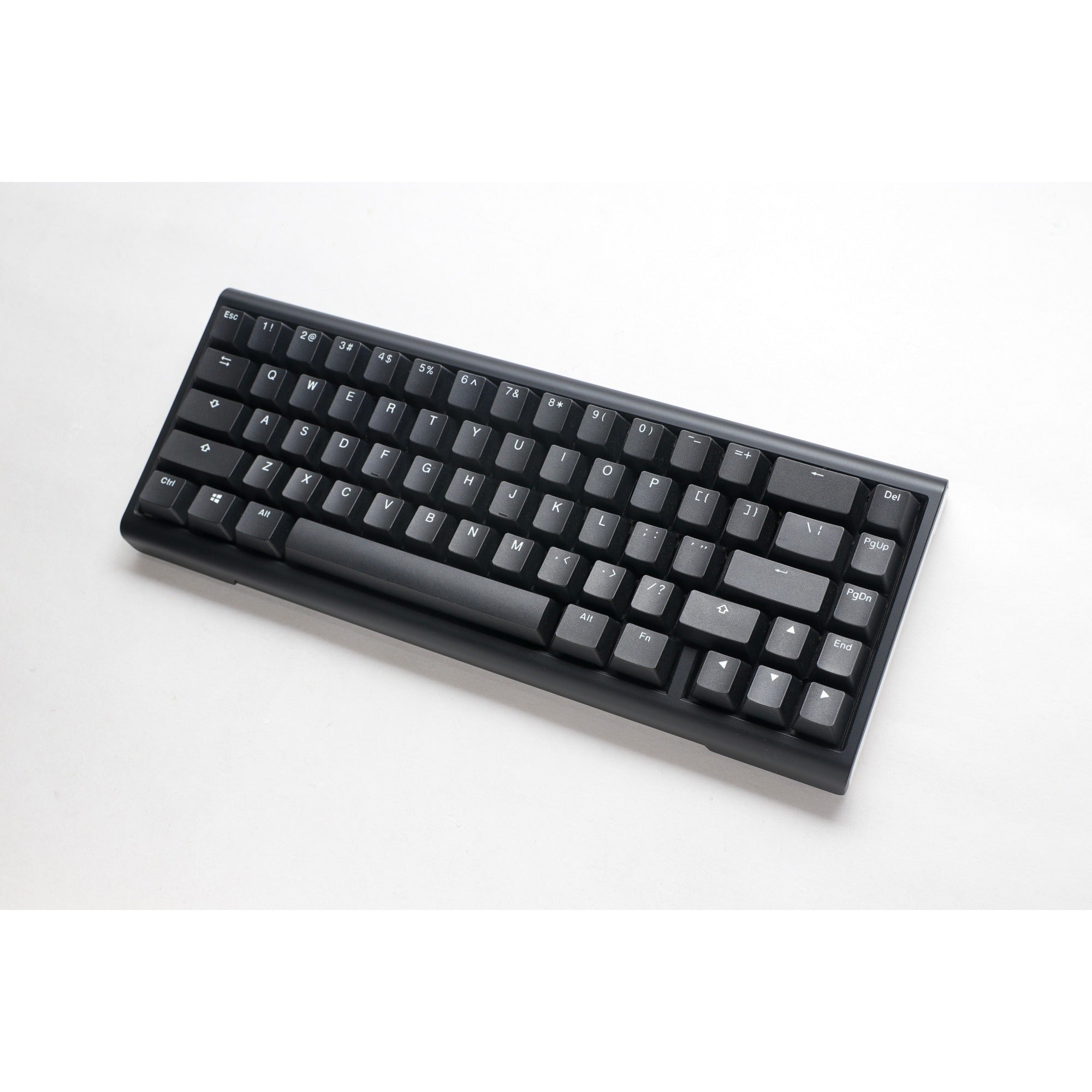 Ducky projectd tinker 65 met qmk via, toetsenbord (zwart wit, us lay-out, cherry mx blue, rgb led, double-shot pbt, hot-swappable, gasket mount, 65%)