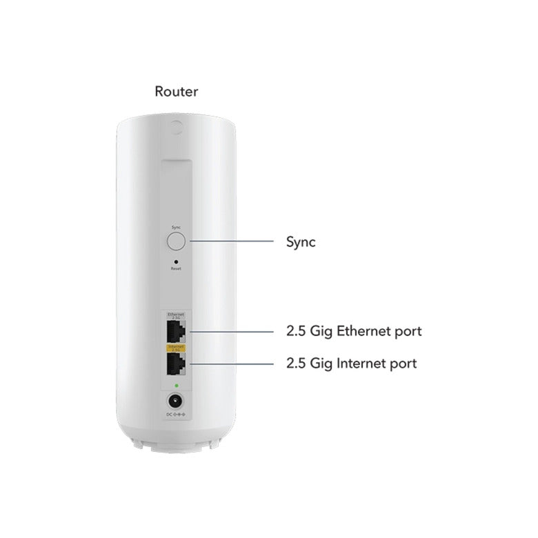 Netgear orbi 370 wifi mesh systeem, dual-band wifi 7-mesh systeem, 3 stuks mesh router (wit, 1x orbi wifi 7-router (rbe371), 2x orbi wifi 7-satellieten (rbe370))
