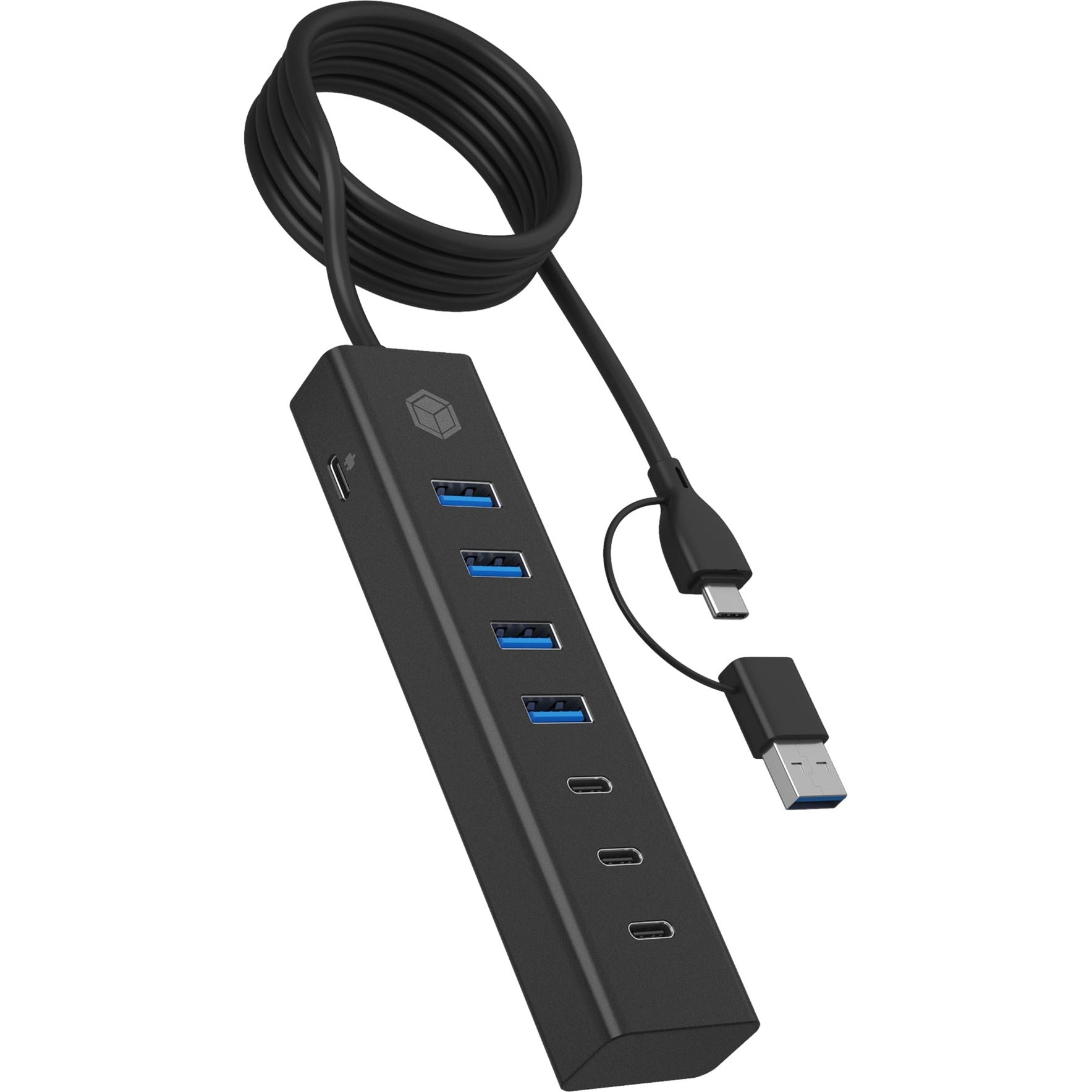 ICY BOX IB-HUB1737-C3, 7-poorts USB 3.2G
