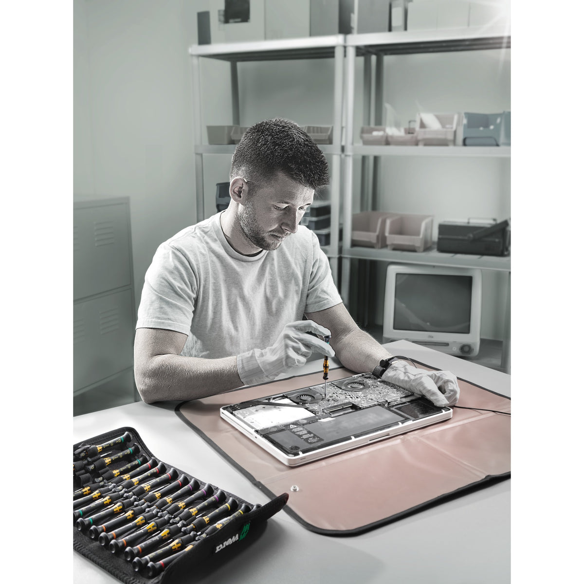 Wera Kraftform | Micro ESD | Big Pack 1 | Screwdriver Set | Electrician | 25-piece - 05134019001