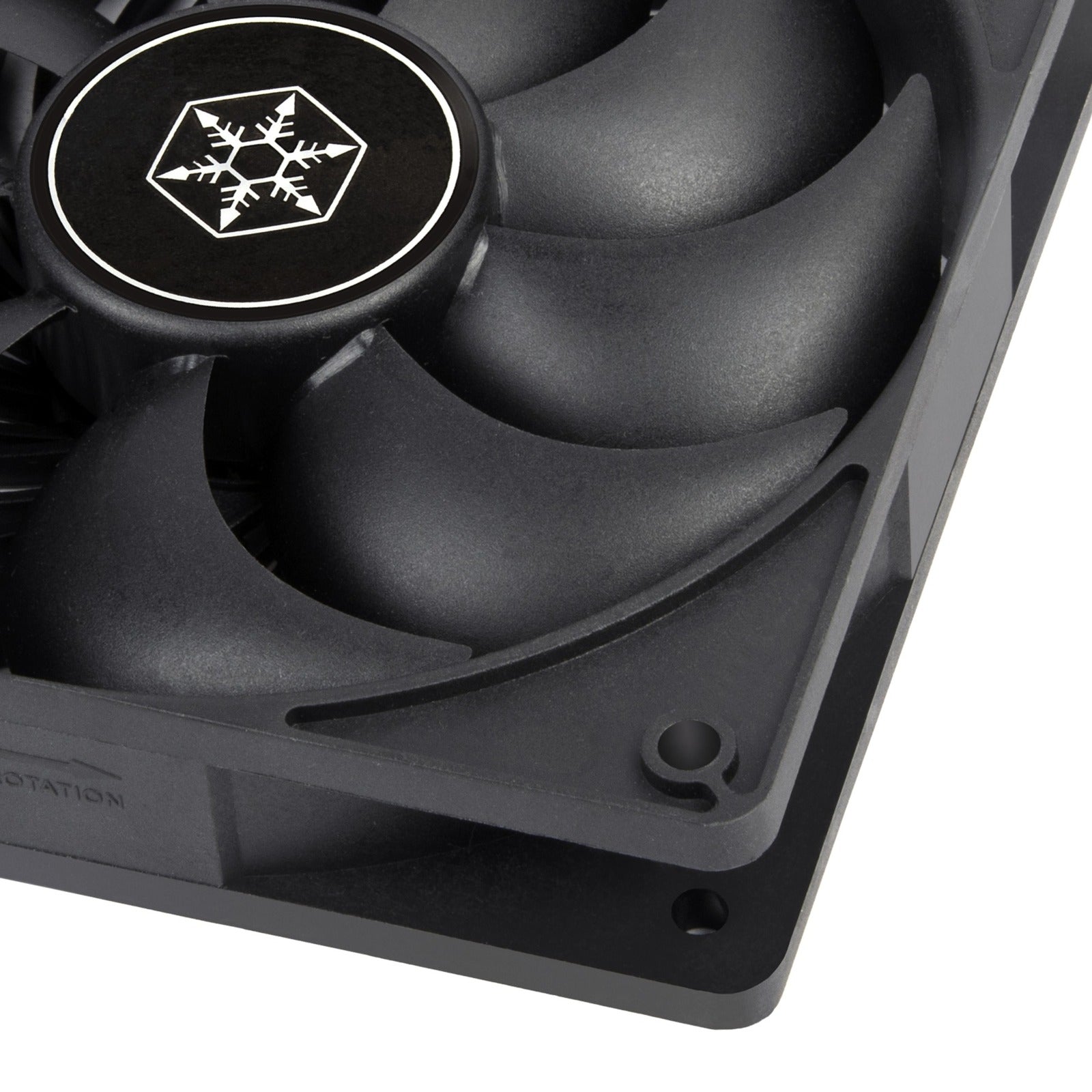 Silverstone air penetrator 120i case fan (zwart, 120 x 120 x 25 mm)
