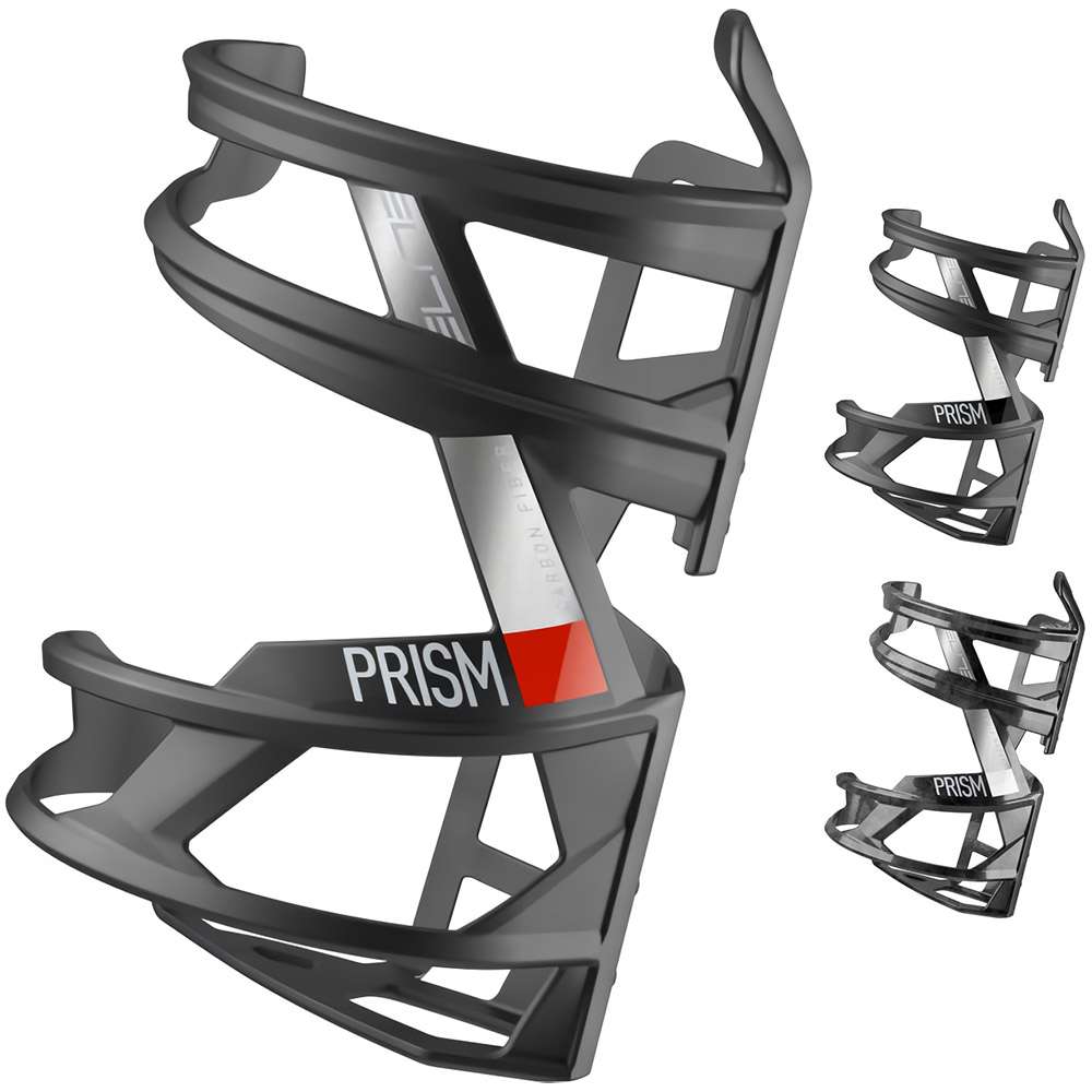 Elite prism carbon bottle cage left