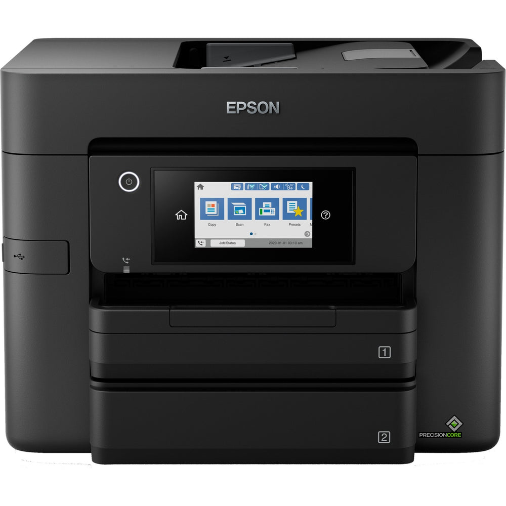 Epson workforce pro wf-4830dtwf all-in-one inkjetprinter met faxfunctie (zwart)
