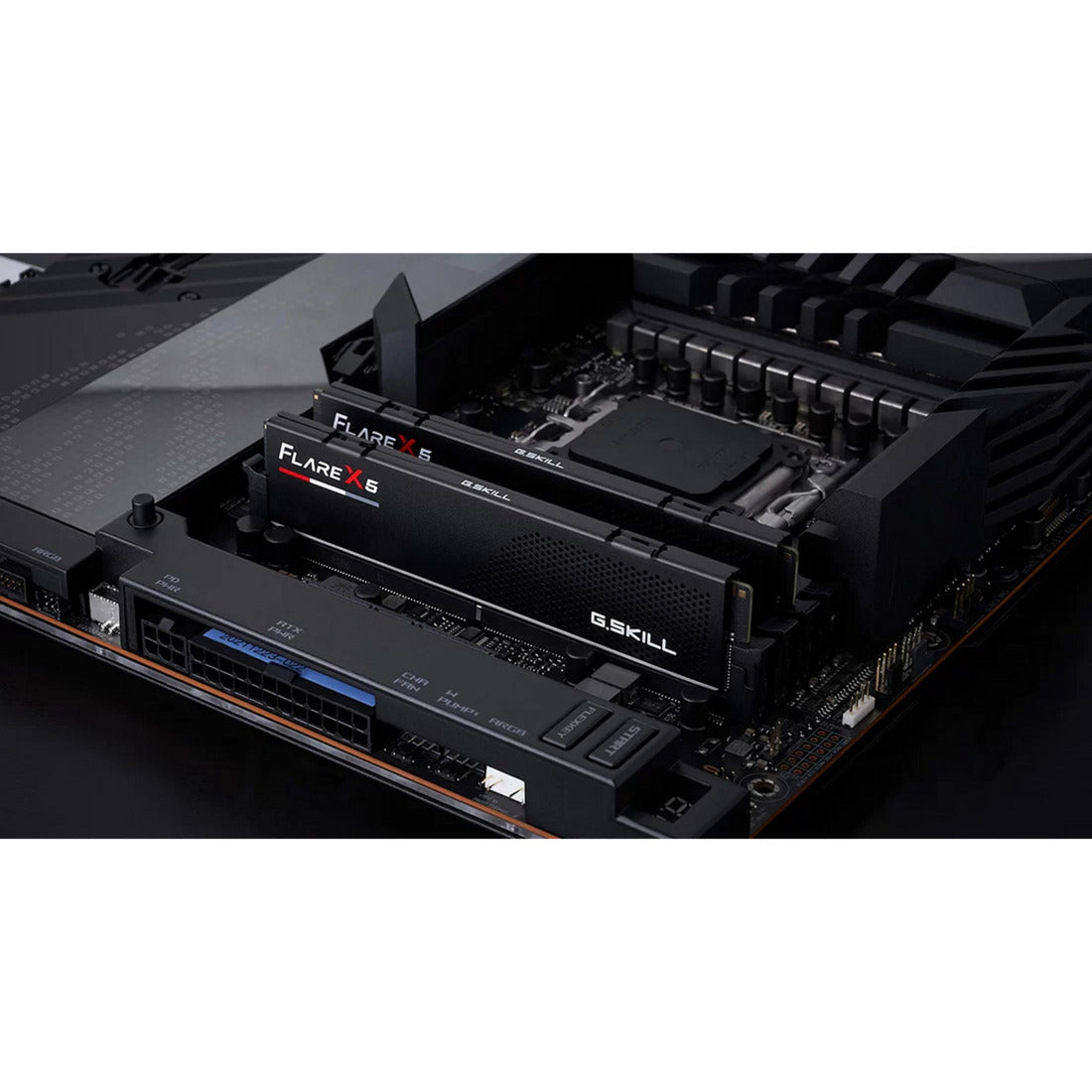 G.skill flare x5 16 gb ddr5-5600 (2x 8 gb) werkgeheugen (zwart, f5-5600j3636c8gh2-fx5)