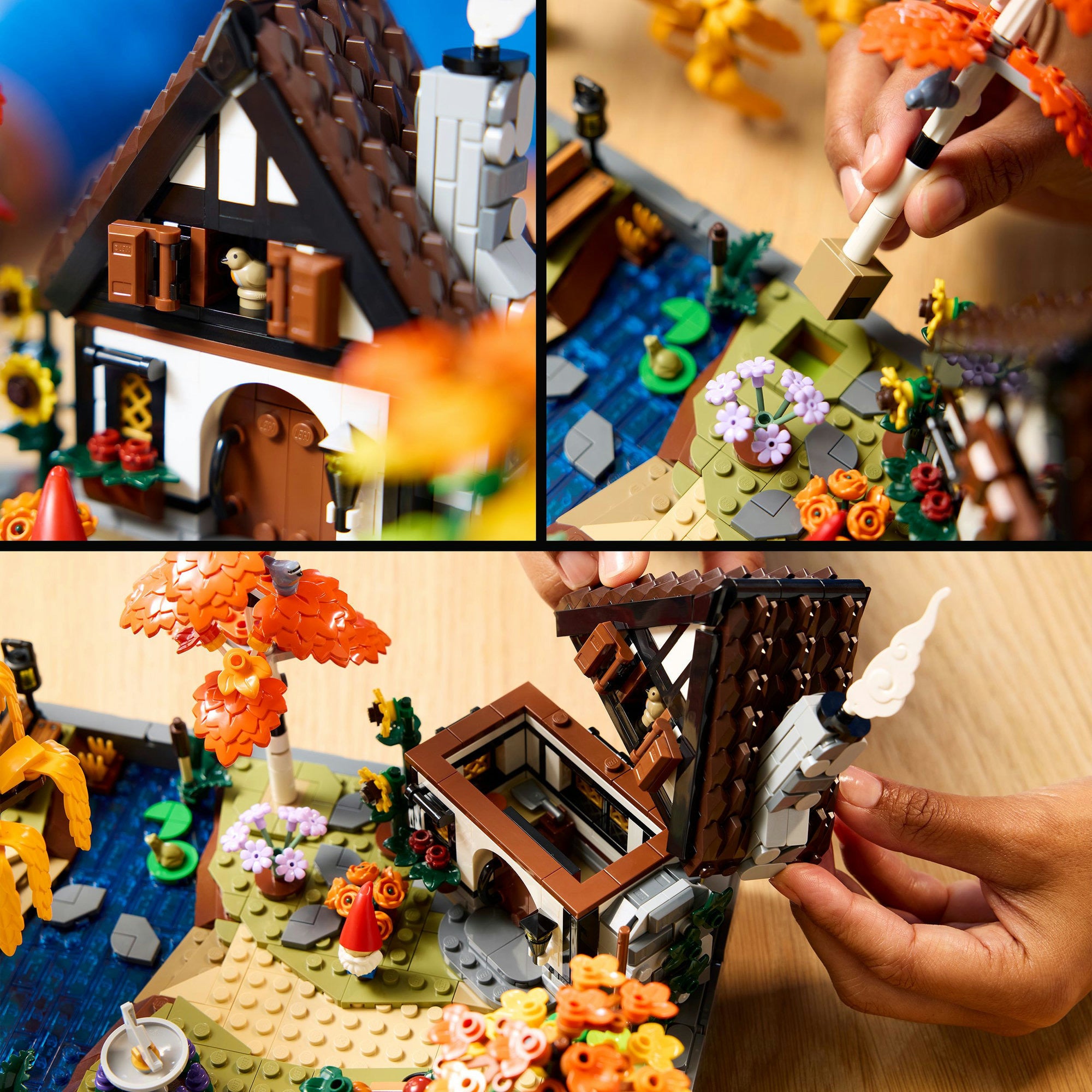 Lego icons - herfsttuin met cottage constructiespeelgoed (11372)
