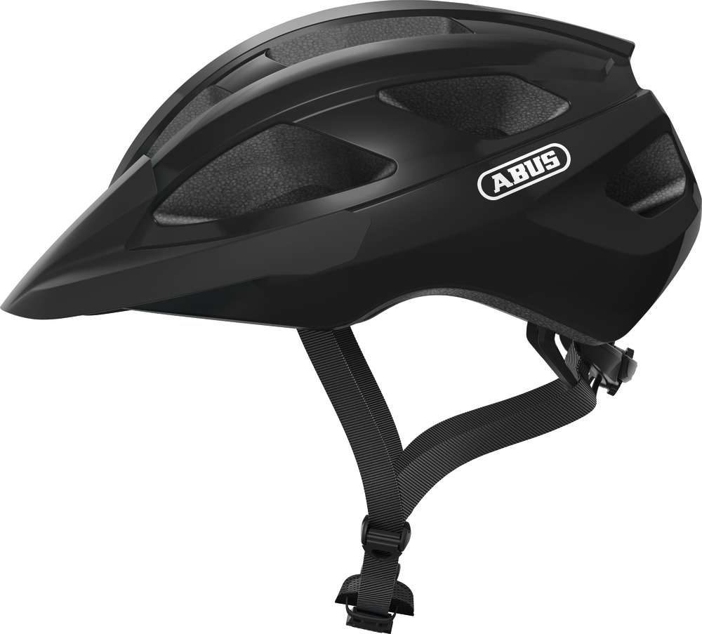 Abus helm MacatGoud glanzend fluweel Zwart S 51-55cm