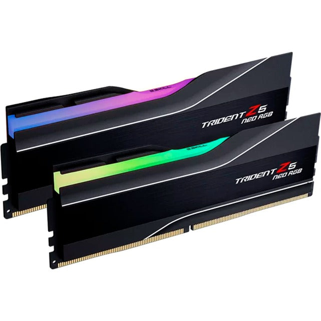 G.skill 32 gb ddr5-6400 (2x 16 gb) kit werkgeheugen (zwart, f5-6400j3239g16gx2-tz5nr, trident z5 neo rgb, expo)
