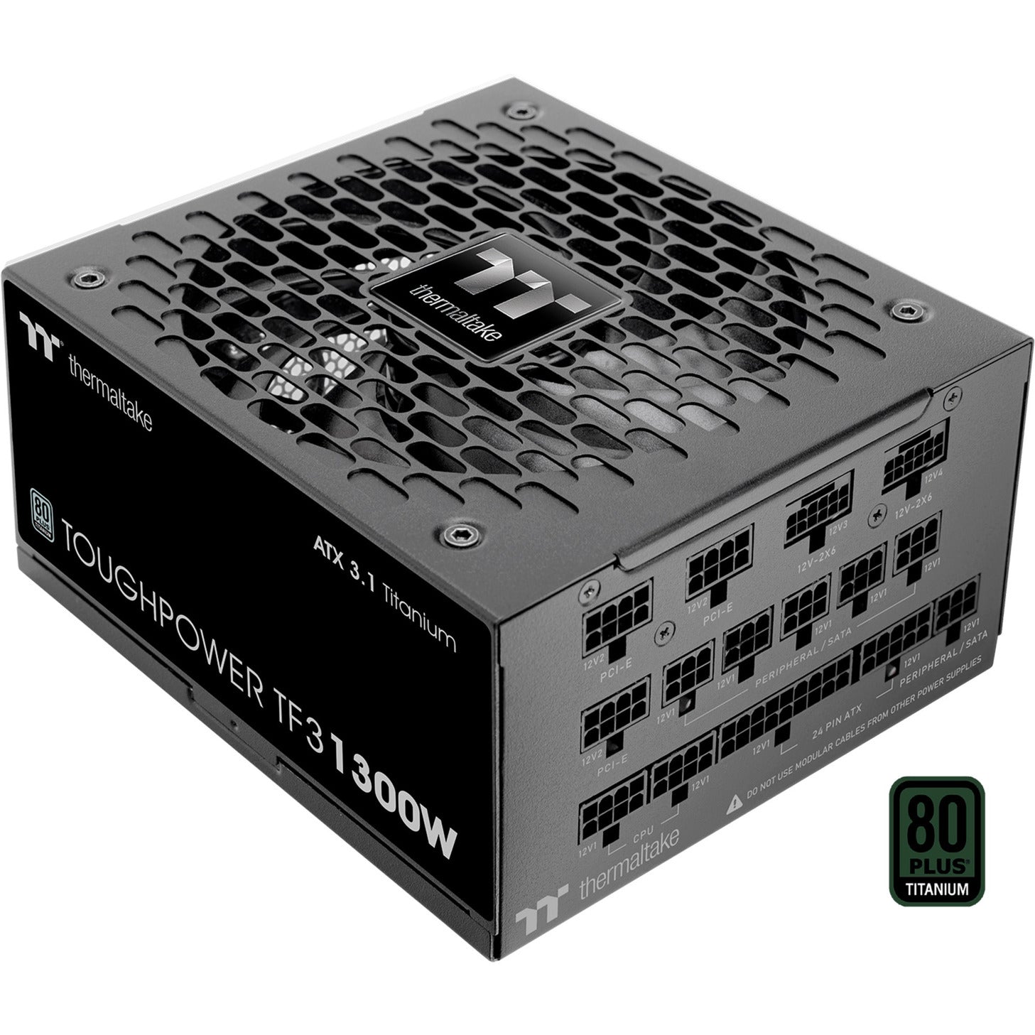 Thermaltake toughpower tf3 modulaire 1300 watt voeding (zwart, 6x pcie)