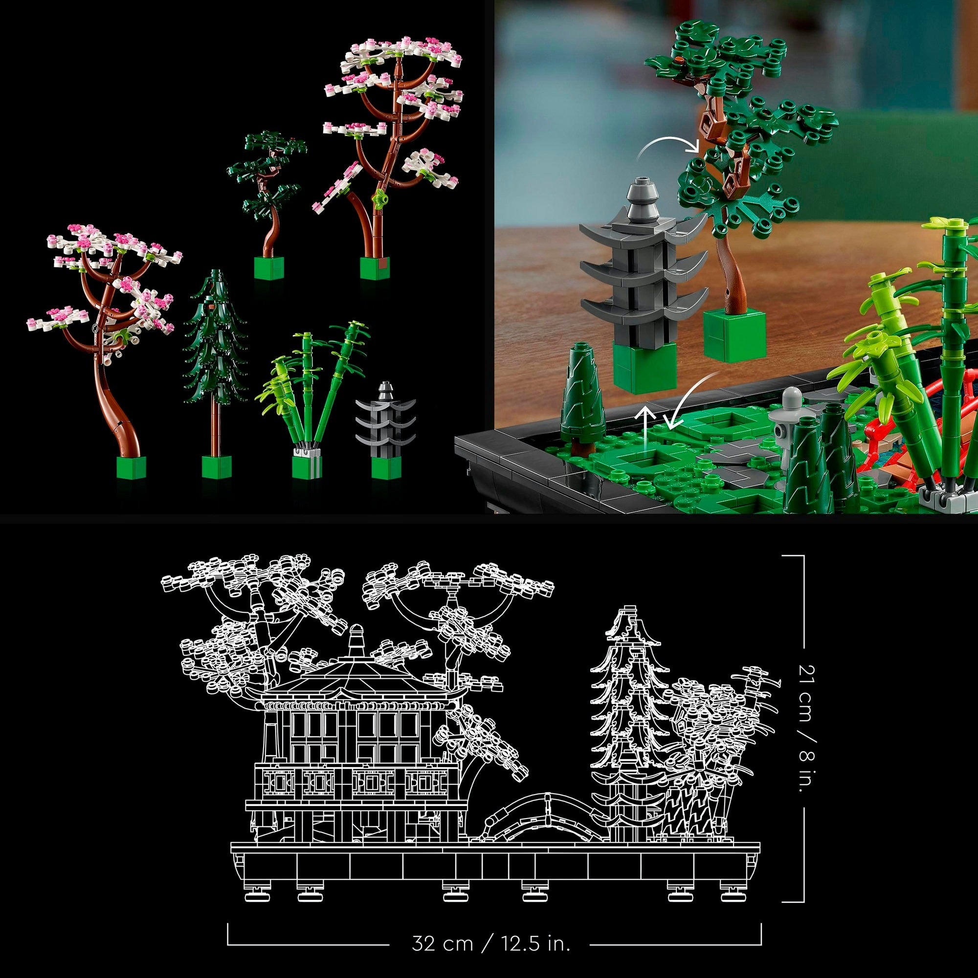 Lego 10315 iconen rustgevende tuin