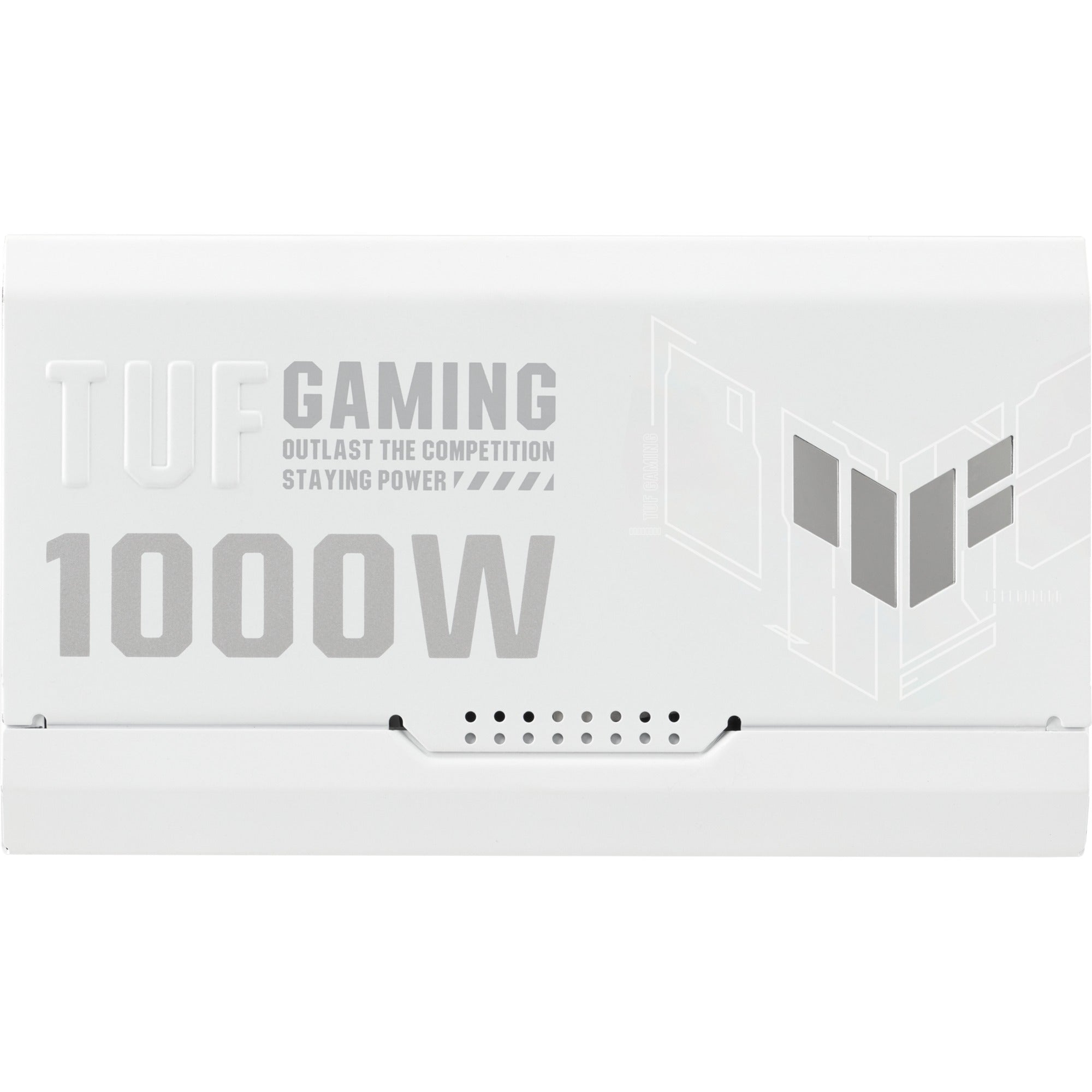 Asus tuf gaming gold white edition modulaire 1000 watt voeding (wit, 1x 12v-2x6, 4x pcie)