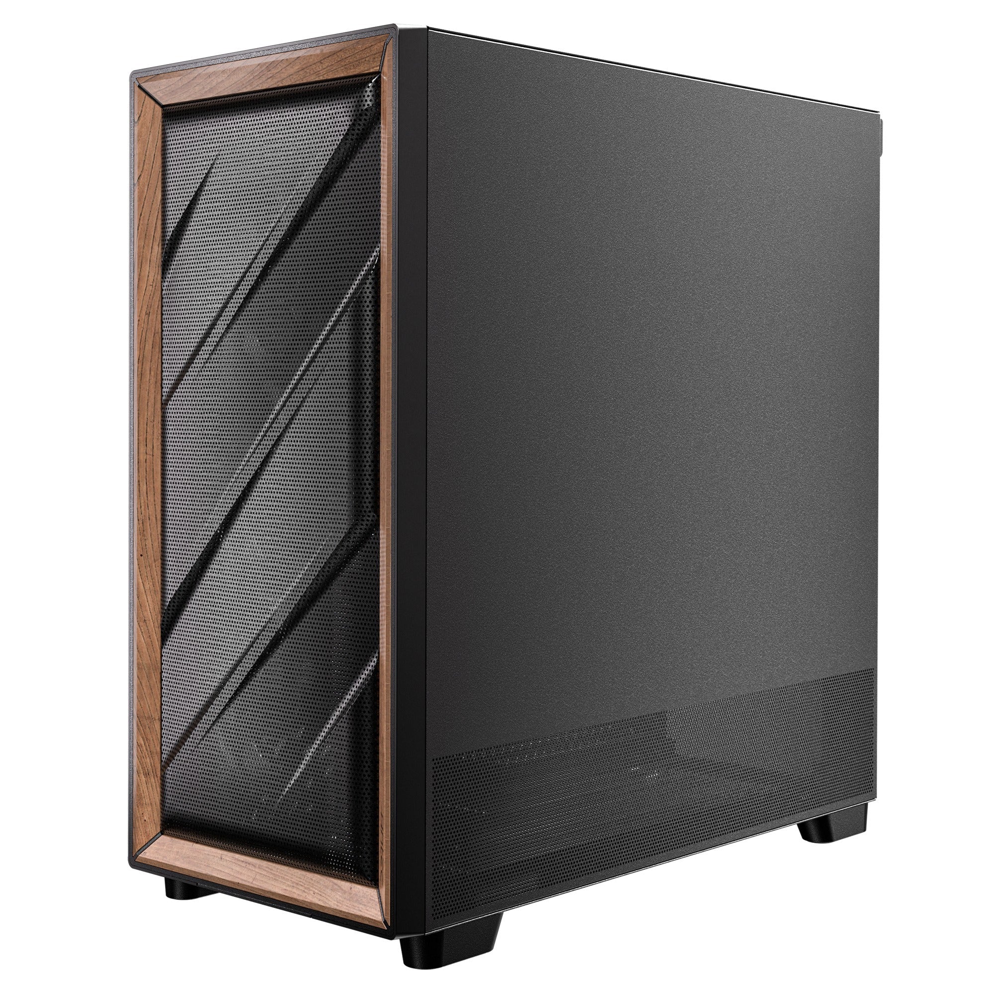 Antec flux se midi tower behuizing (zwart | 2x usb-a | 1x usb-c)